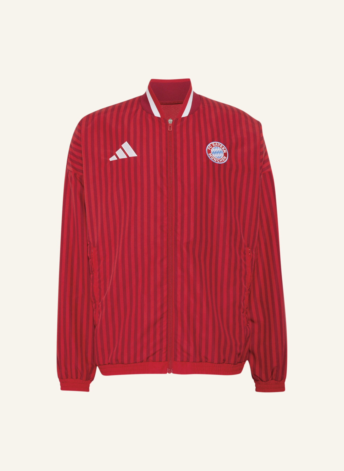 adidas FC BAYERN MÜNCHEN STADIUM TRAININGSJACKE: ROT