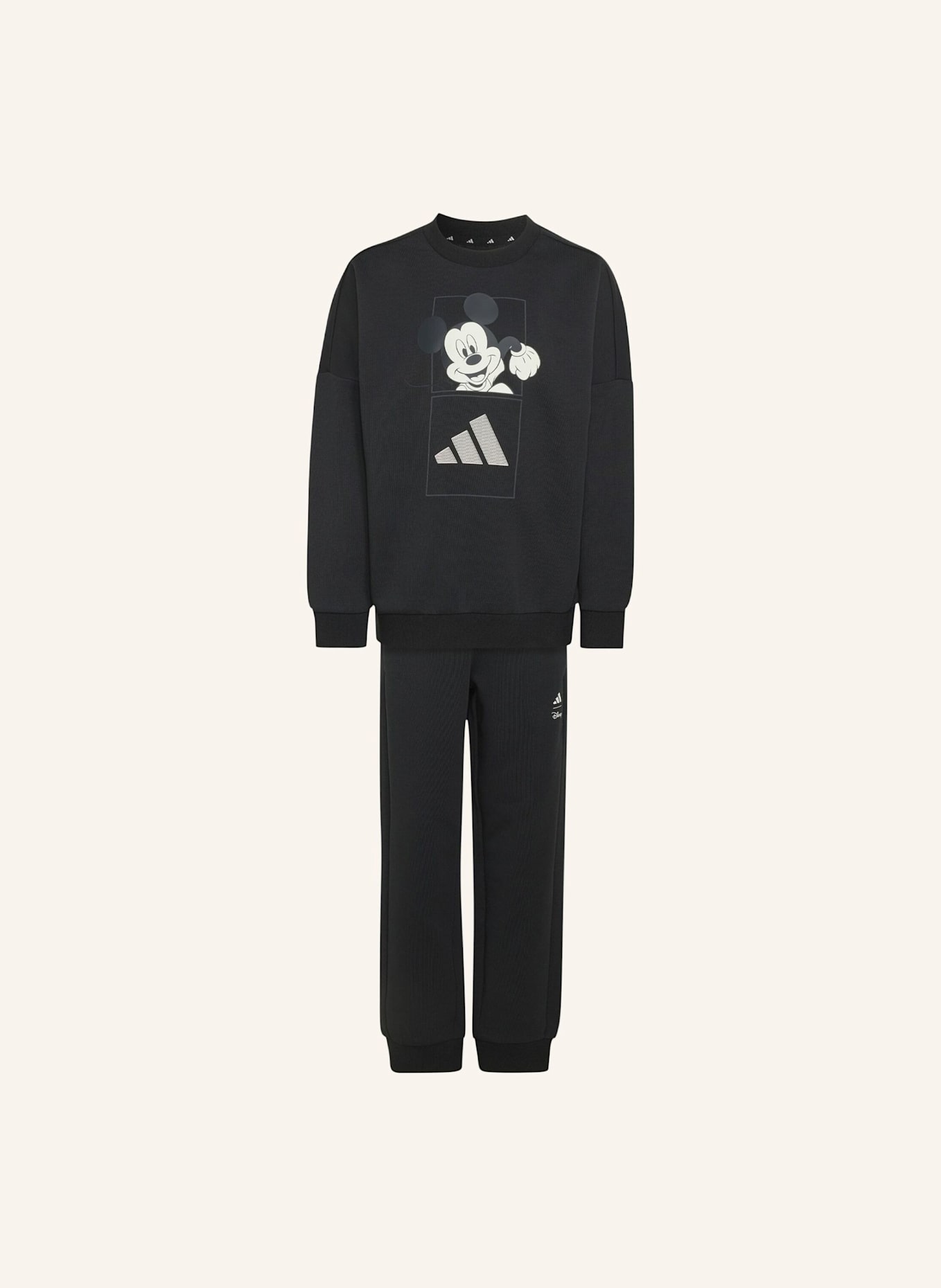 adidas ADIDAS MICKY MAUS JOGGINGANZUG: SCHWARZ/ WEISS