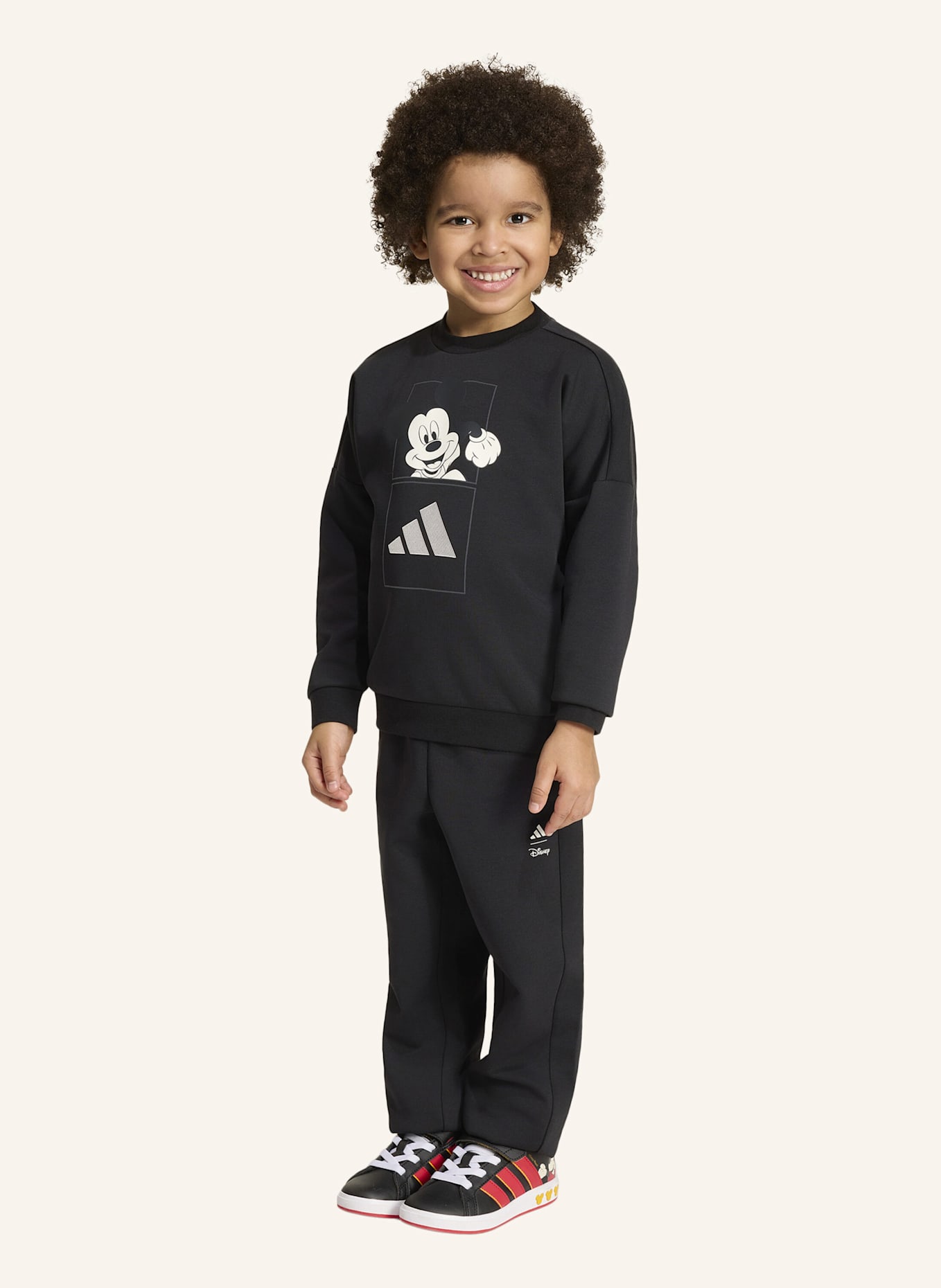 adidas ADIDAS MICKY MAUS JOGGINGANZUG: SCHWARZ/ WEISS