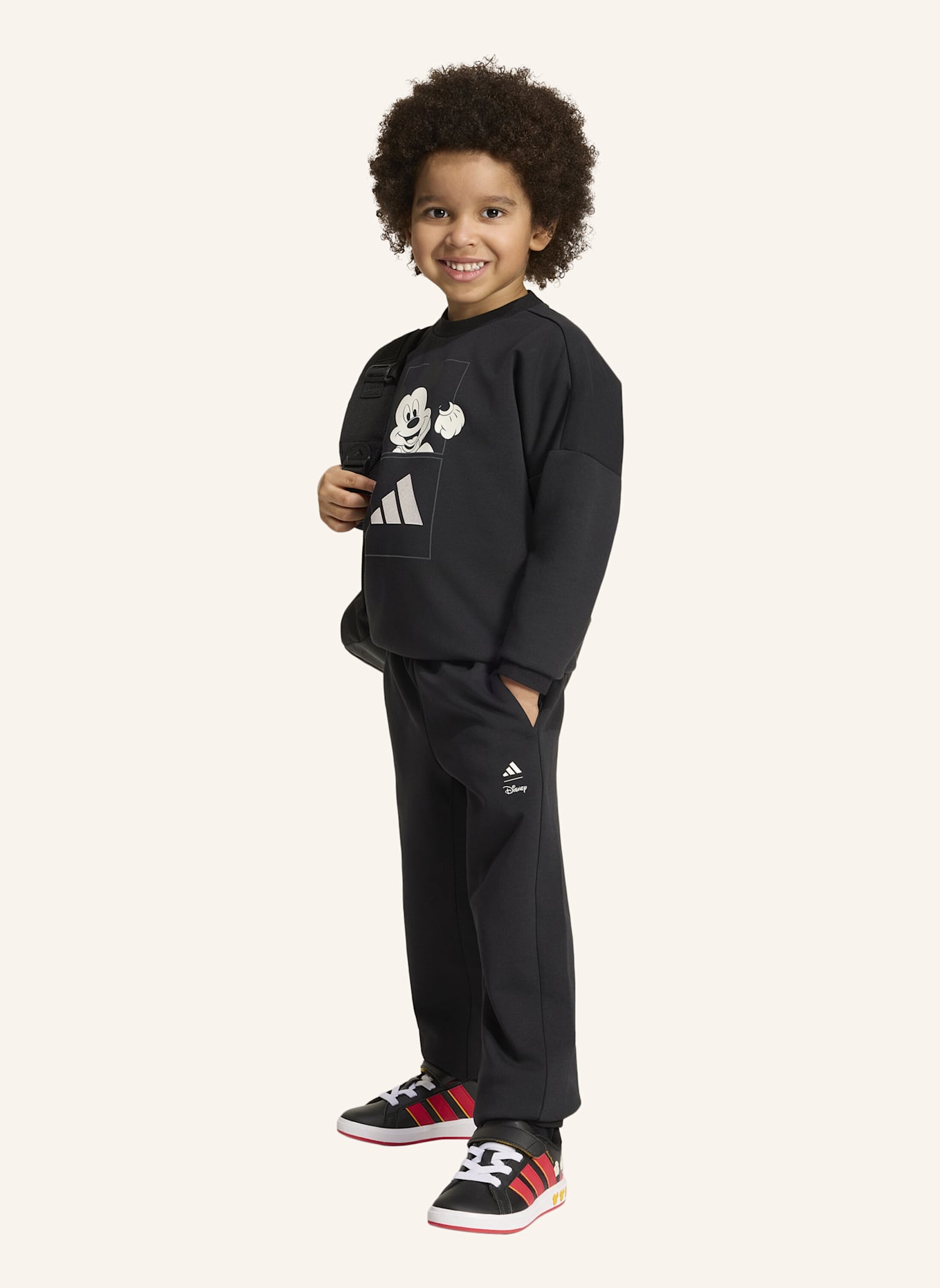 adidas ADIDAS MICKY MAUS JOGGINGANZUG: SCHWARZ/ WEISS