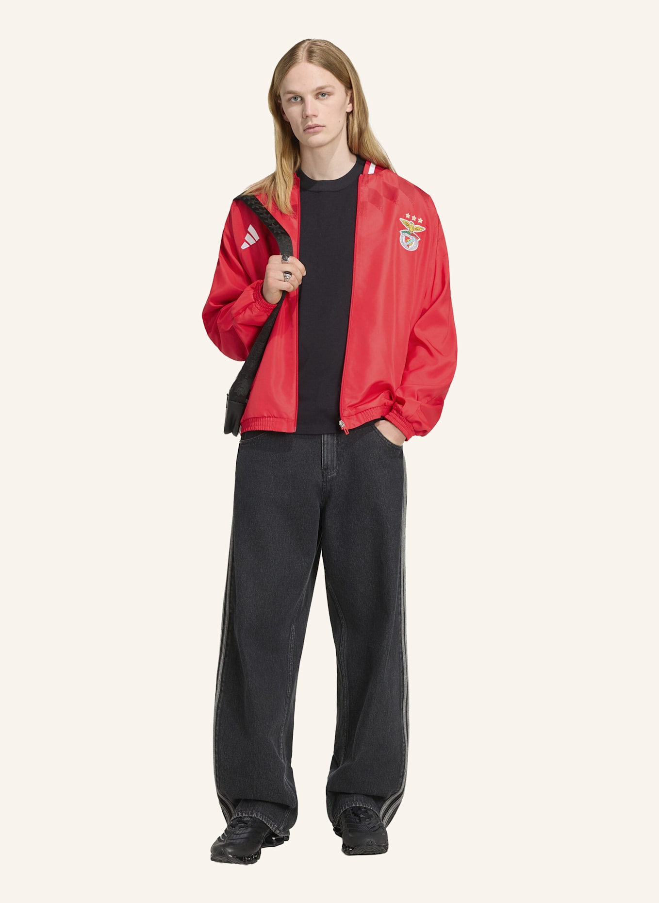 adidas SL BENFICA LISSABON STADION TRAININGSJACKE: ROT