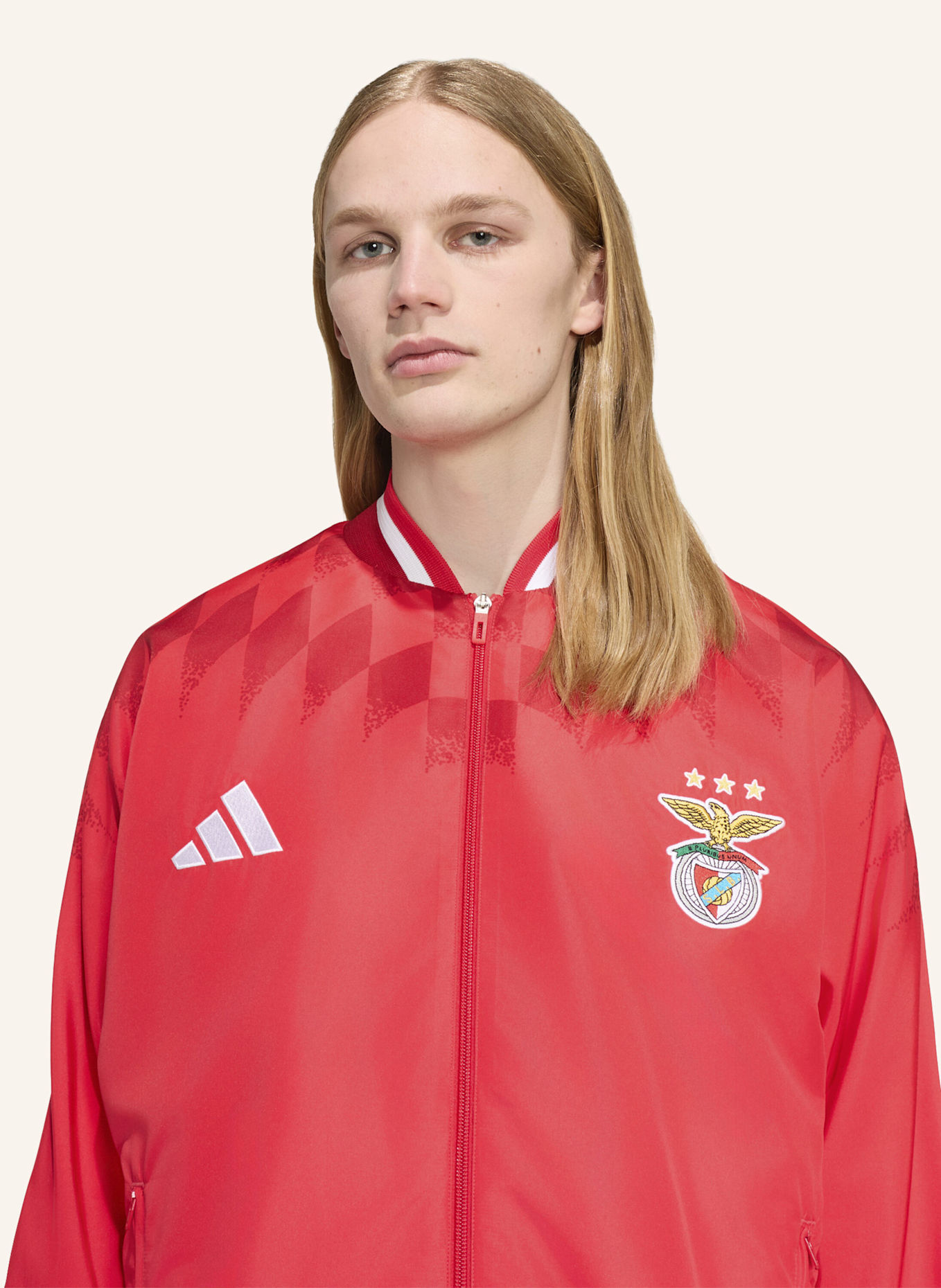 adidas SL BENFICA LISSABON STADION TRAININGSJACKE: ROT