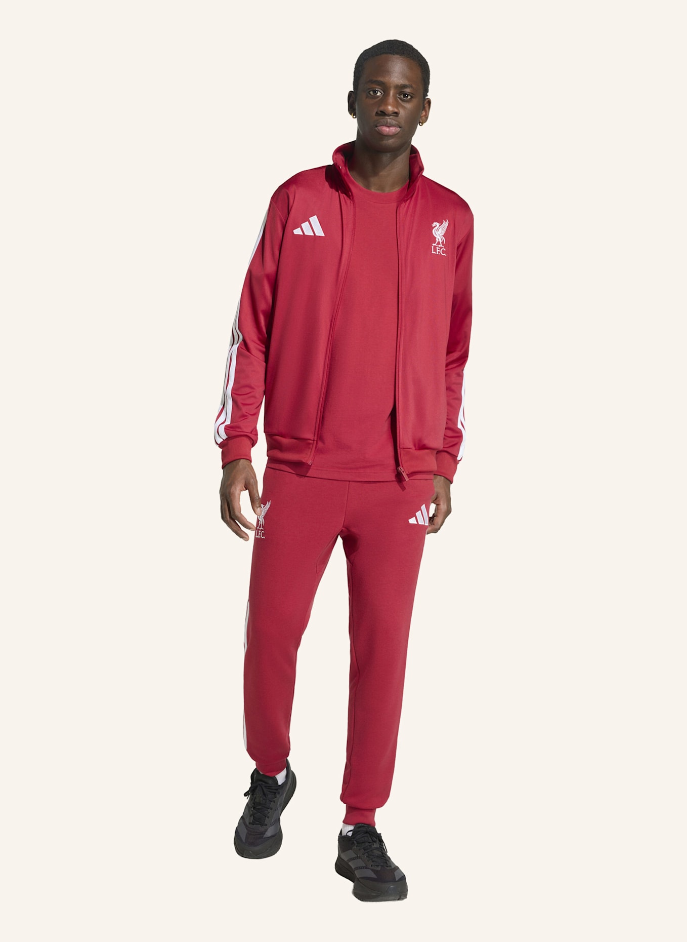 adidas FC LIVERPOOL DNA TRAININGSJACKE: ROT