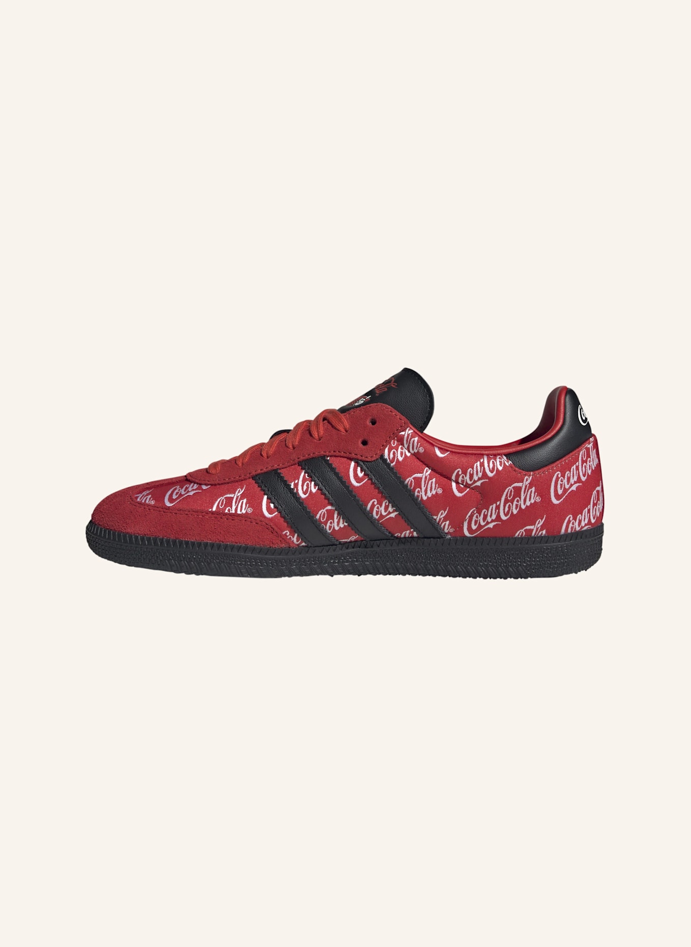 adidas Originals ADIDAS X COCA-COLA SAMBA OG SCHUH: ROT/ SCHWARZ/ WEISS