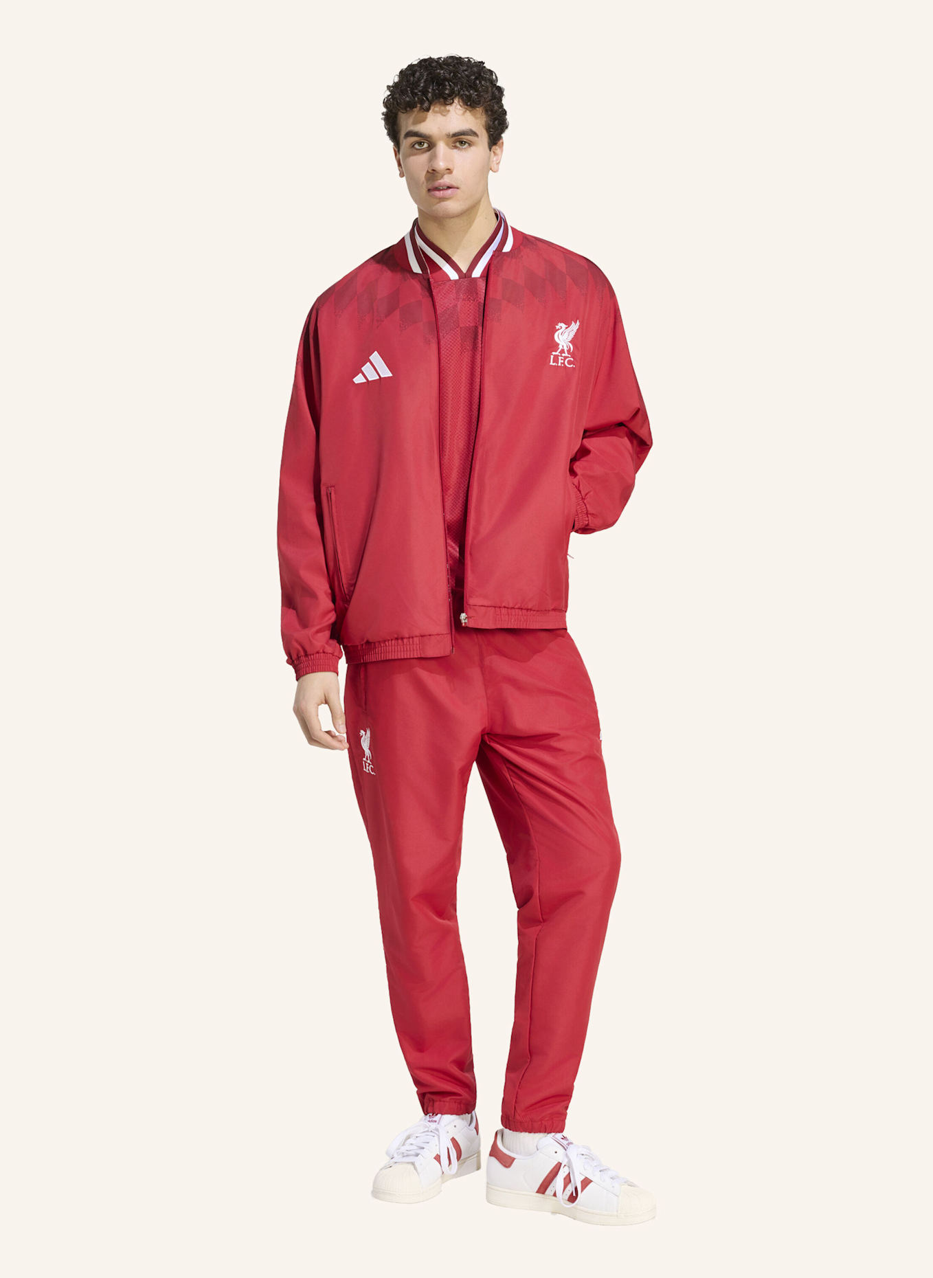 adidas FC LIVERPOOL STADIUM TRAININGSJACKE: ROT