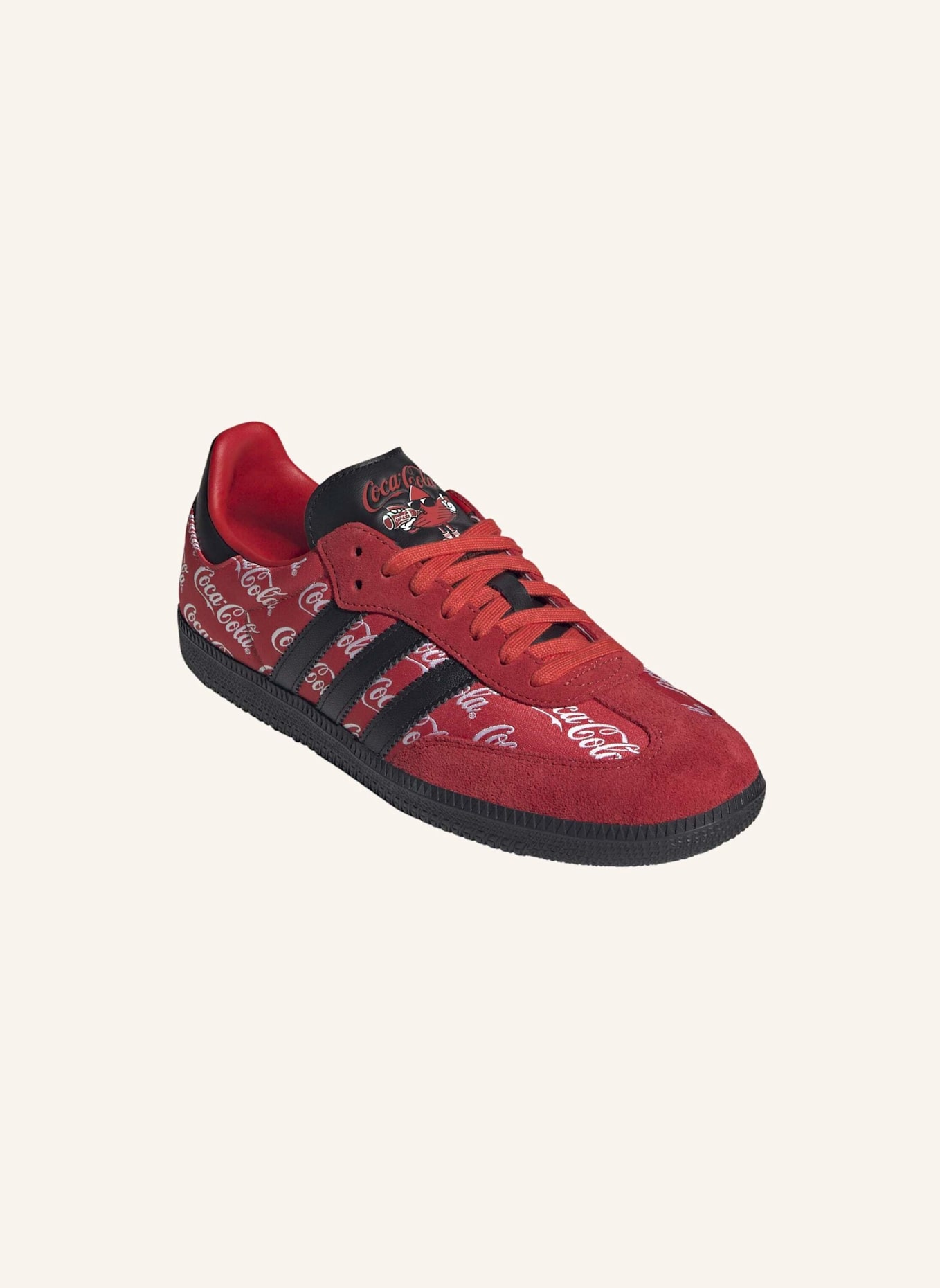 adidas Originals ADIDAS X COCA-COLA SAMBA OG SCHUH: ROT/ SCHWARZ/ WEISS