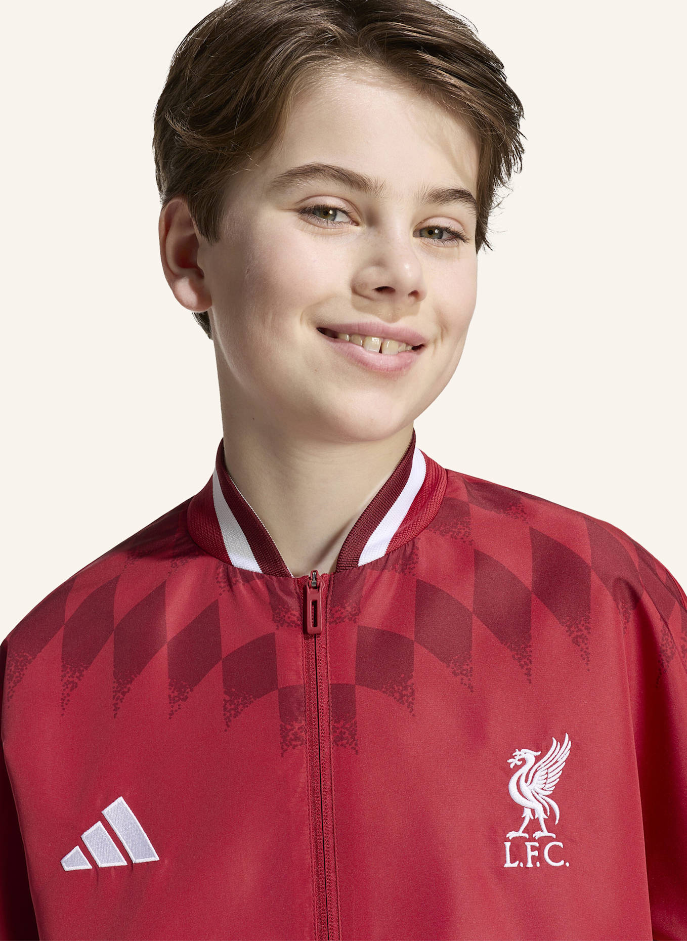 adidas FC LIVERPOOL STADIUM KIDS TRAININGSJACKE: ROT