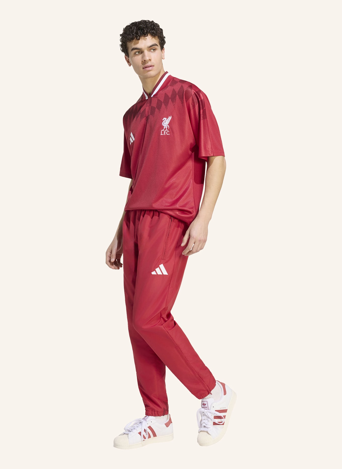 adidas FC LIVERPOOL STADION HOSE: ROT