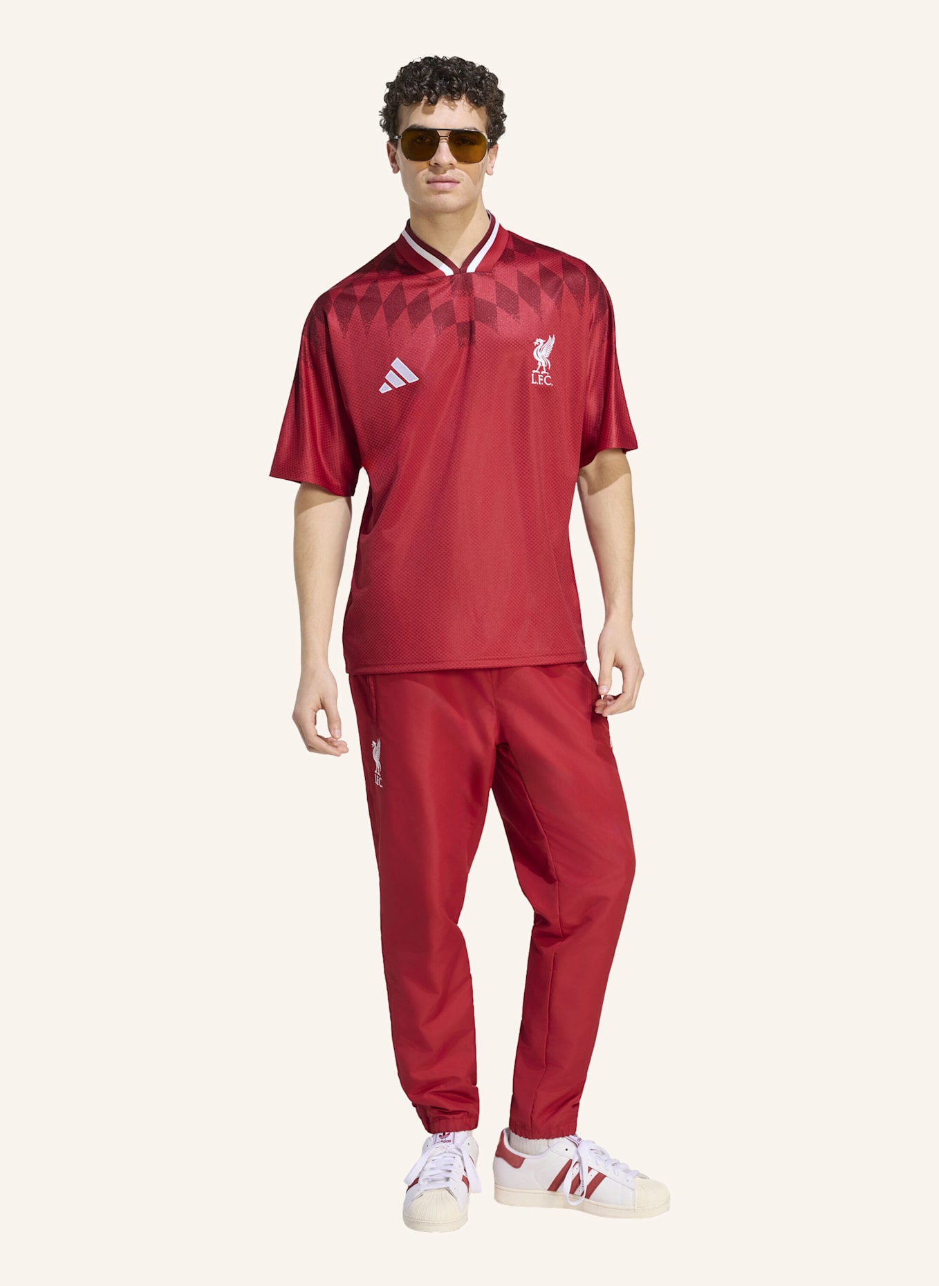 adidas LIVERPOOL FC STADIUM SHIRT: ROT