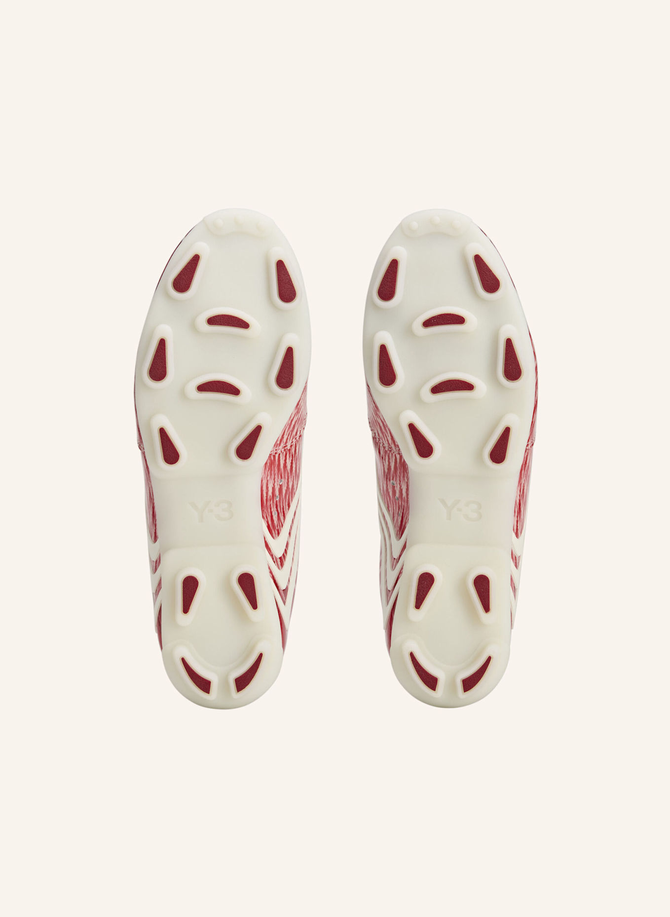 Y-3 Y-3 F50 BEAST SCHUH: WEISS/ ROT