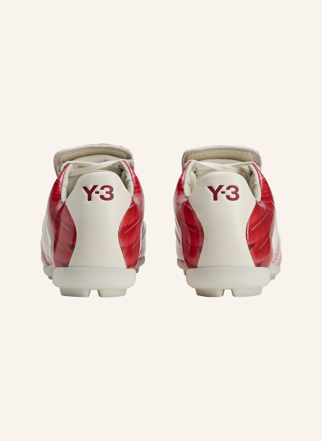 Y-3 Y-3 F50 BEAST SCHUH: WEISS/ ROT