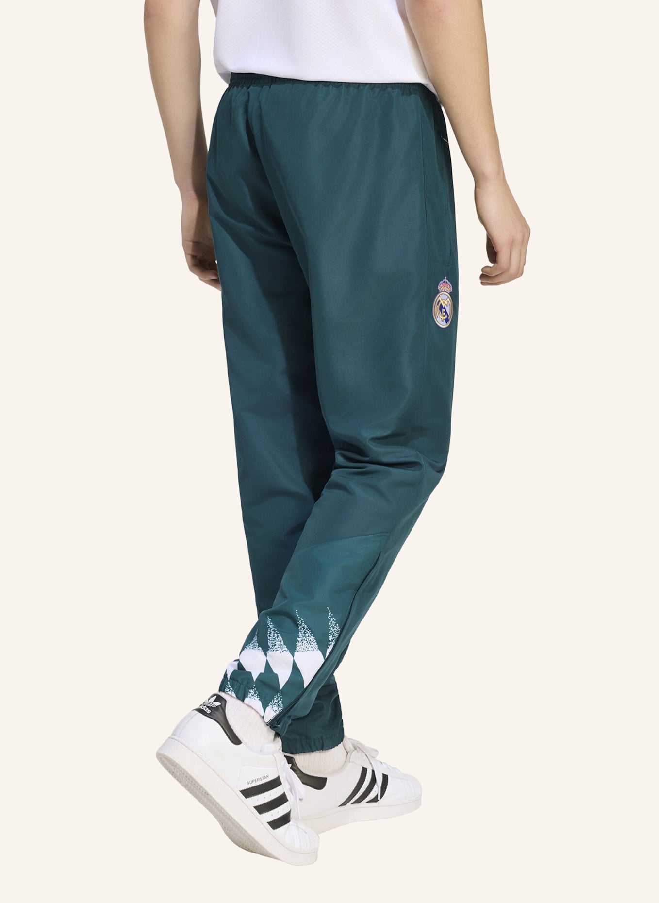 adidas REAL MADRID STADIUM HOSE: GRÜN