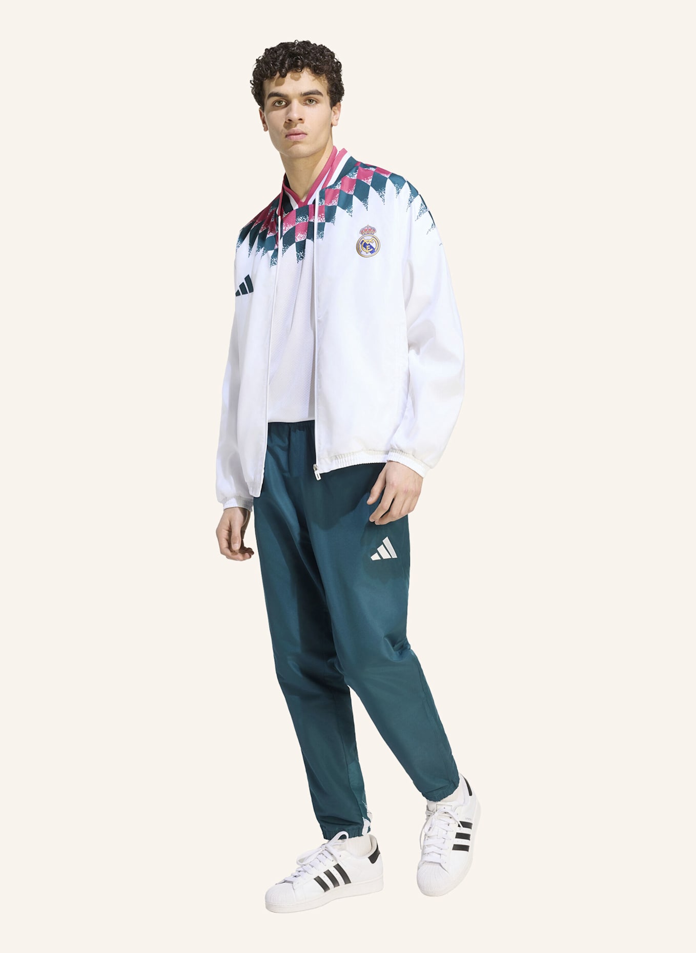 adidas REAL MADRID STADIUM HOSE: GRÜN