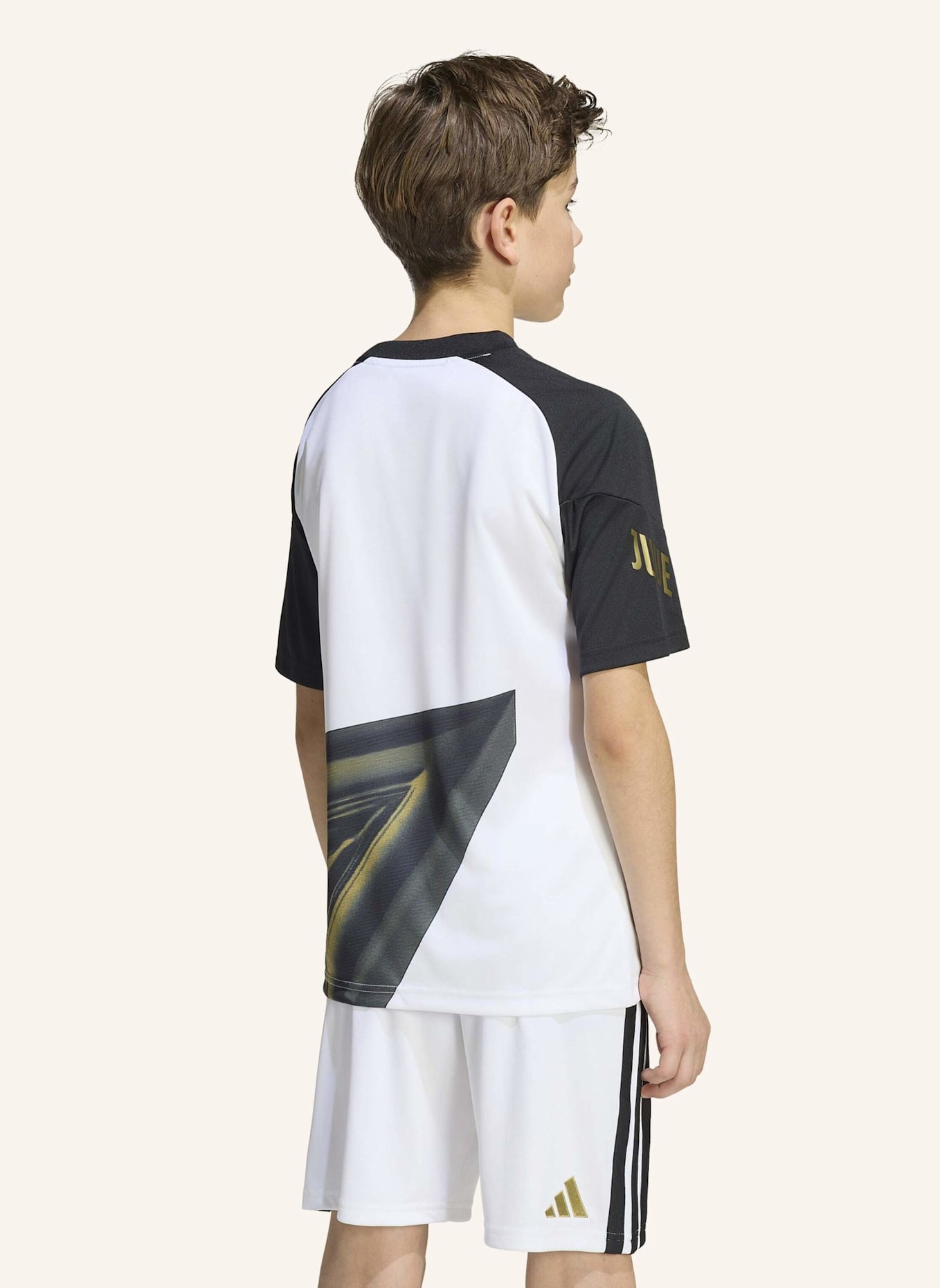 adidas JUVENTUS TURIN 26/27 KIDS PRE-MATCH SHIRT: WEISS/ SCHWARZ