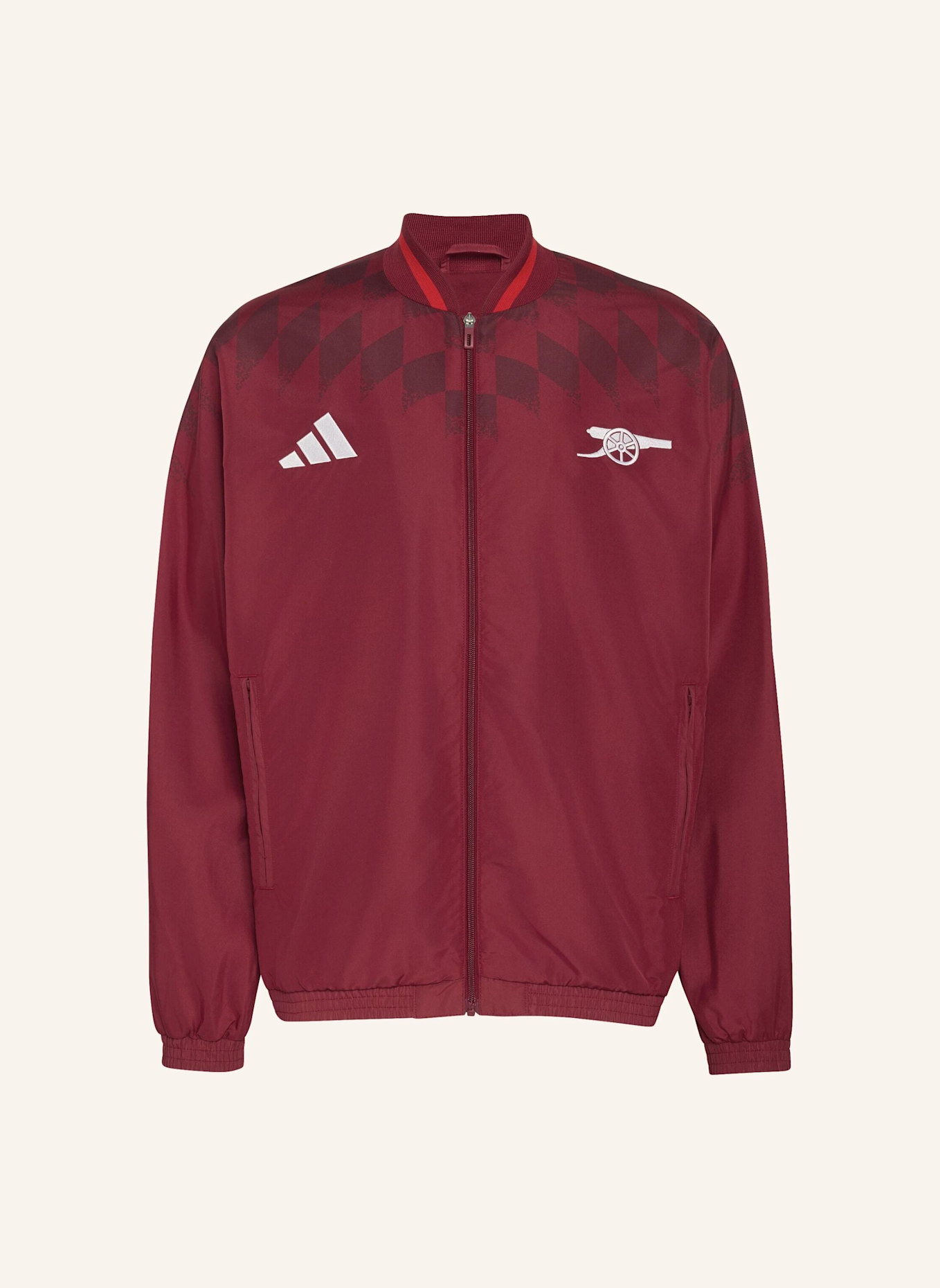 adidas FC ARSENAL STADIUM TRAININGSJACKE: ROT