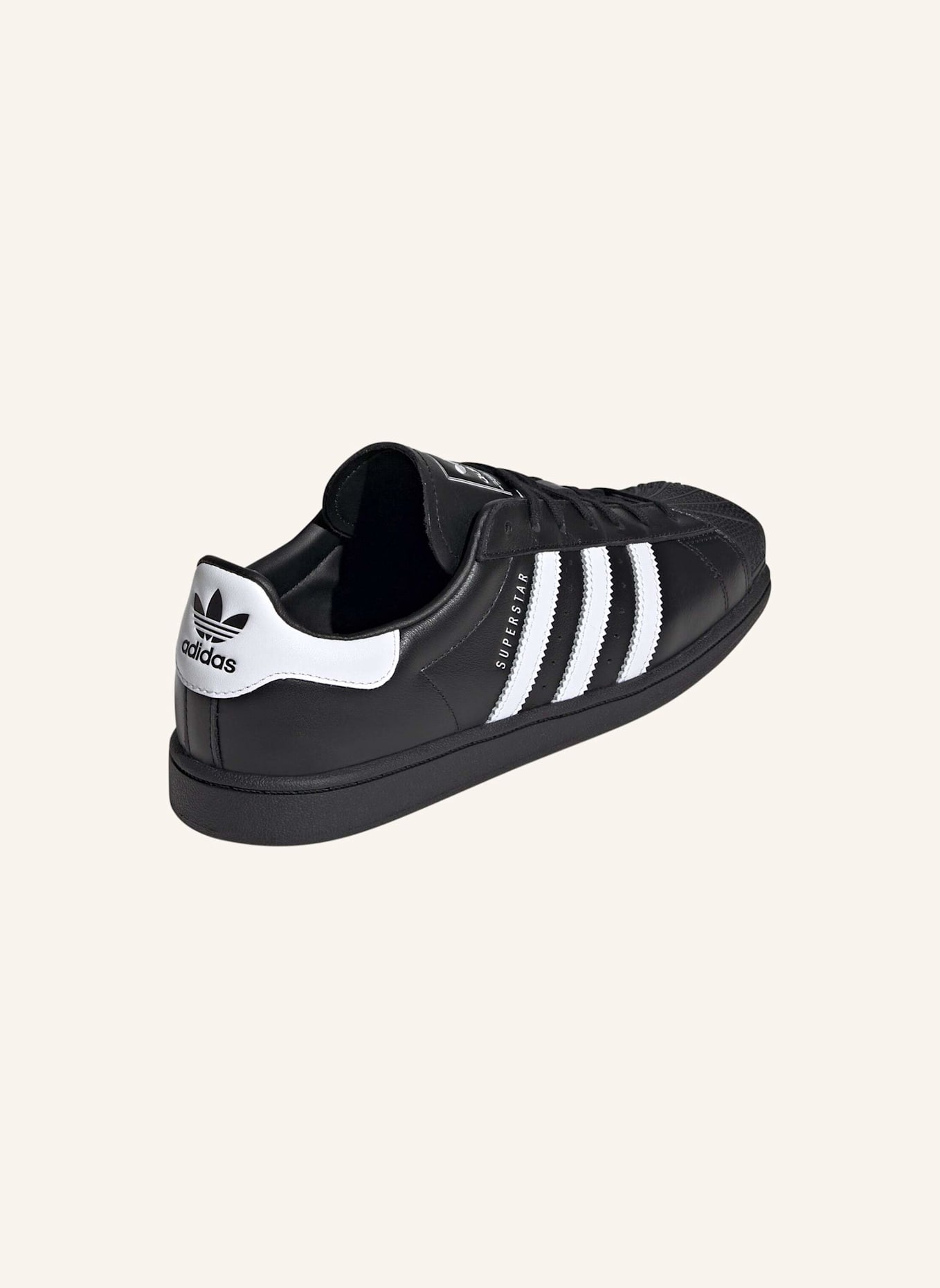 adidas Originals ADIDAS SUPERSTAR SQ SCHUH: SCHWARZ/ WEISS