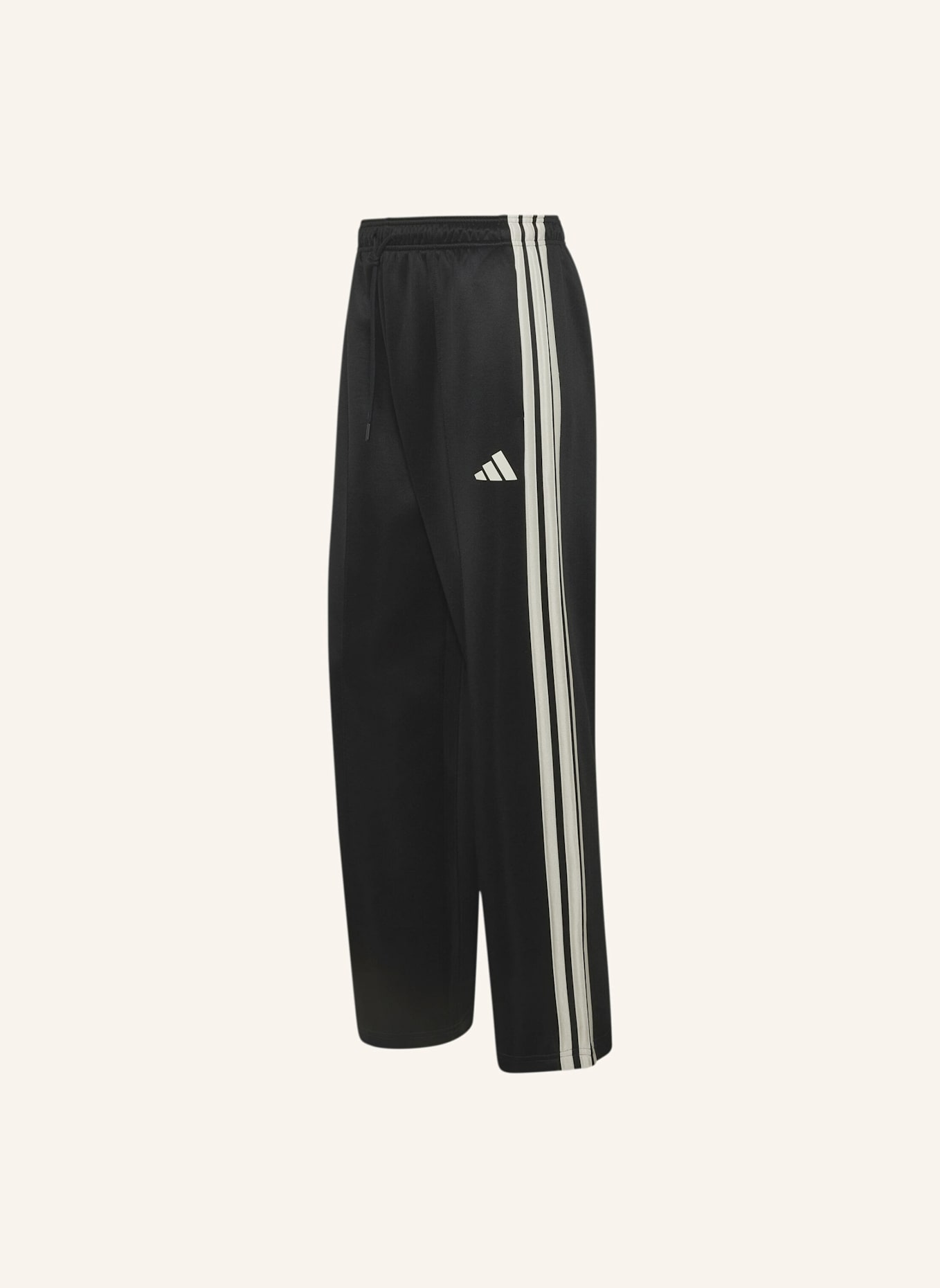 adidas STADIUM LOOSE HOSE, OFFENER SAUM: SCHWARZ