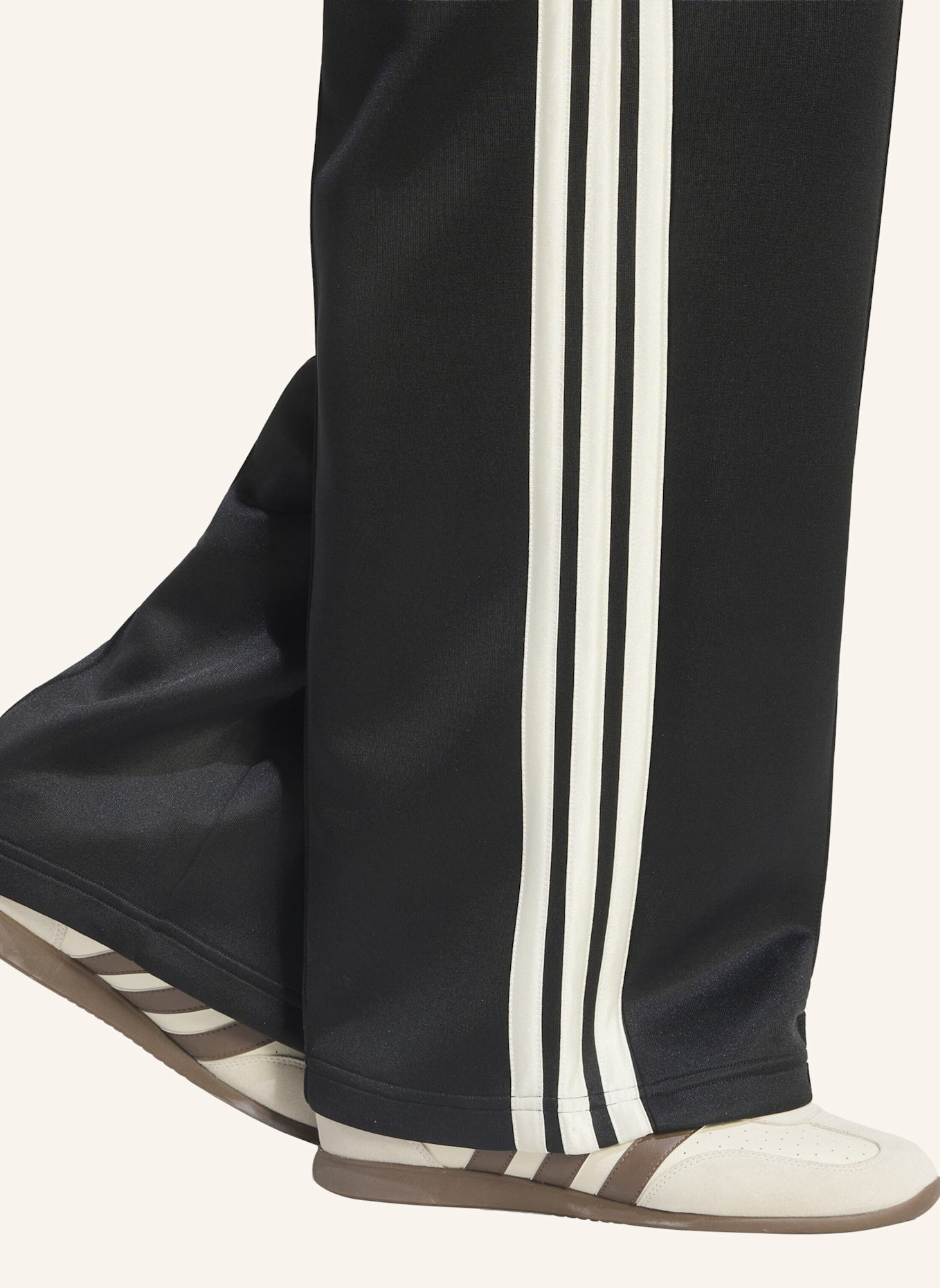 adidas STADIUM LOOSE HOSE, OFFENER SAUM: SCHWARZ
