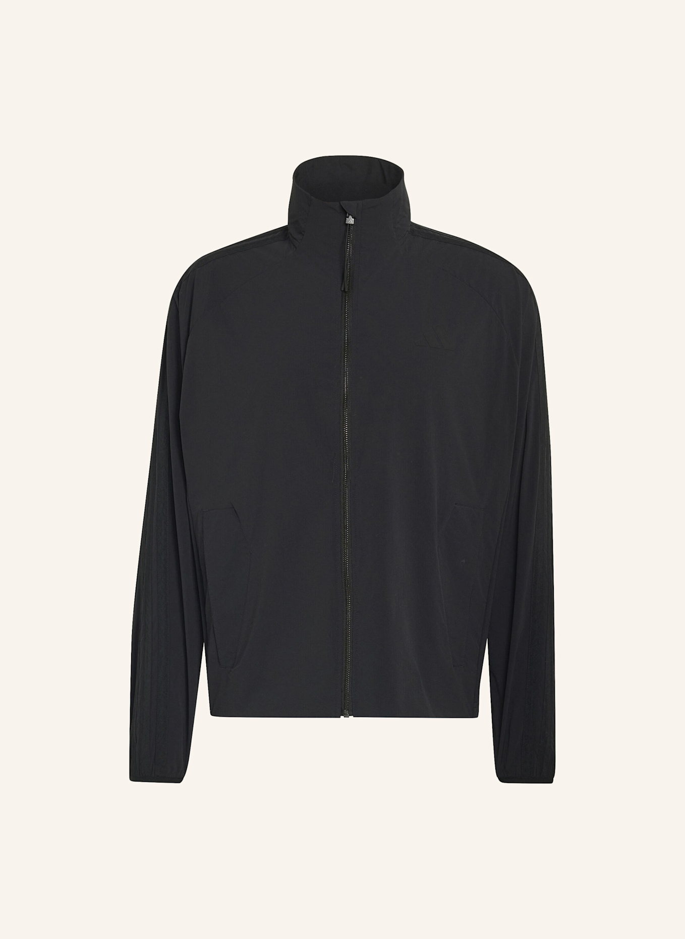 adidas CITY TECH 3-STREIFEN TRAININGSJACKE: SCHWARZ