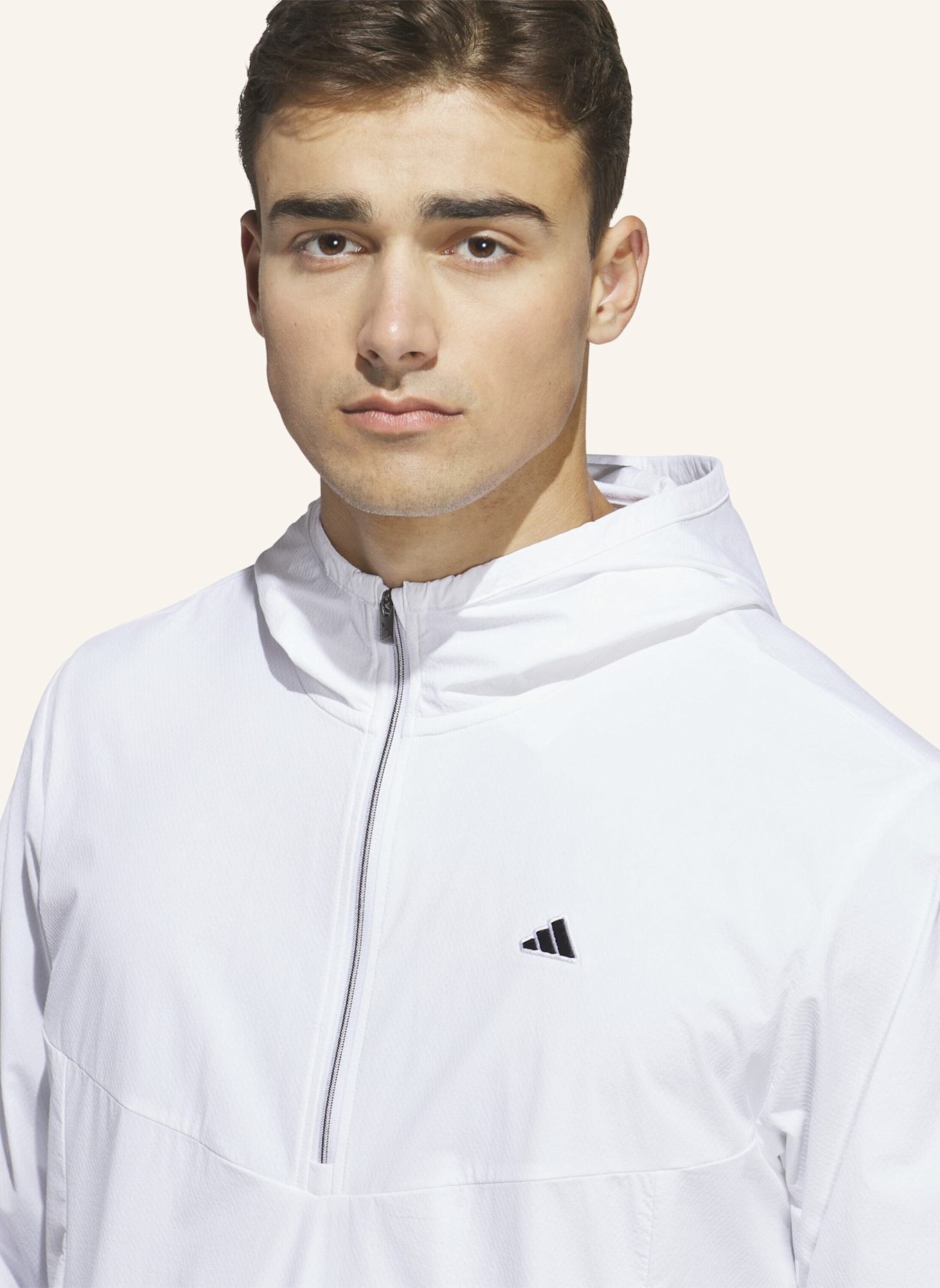 adidas ULTIMATE365+ CLIMA365 COURSE CONTROL ANORAK: WEISS
