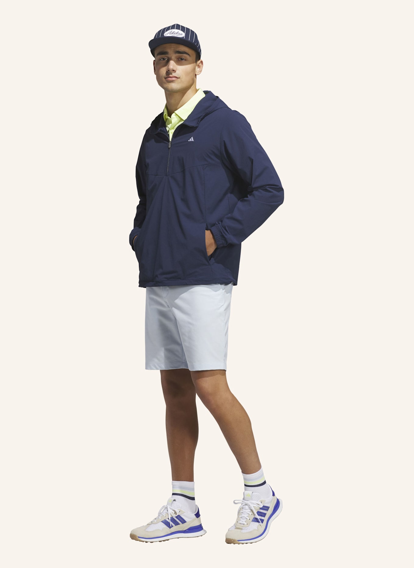adidas ULTIMATE365+ CLIMA365 COURSE CONTROL ANORAK: BLAU