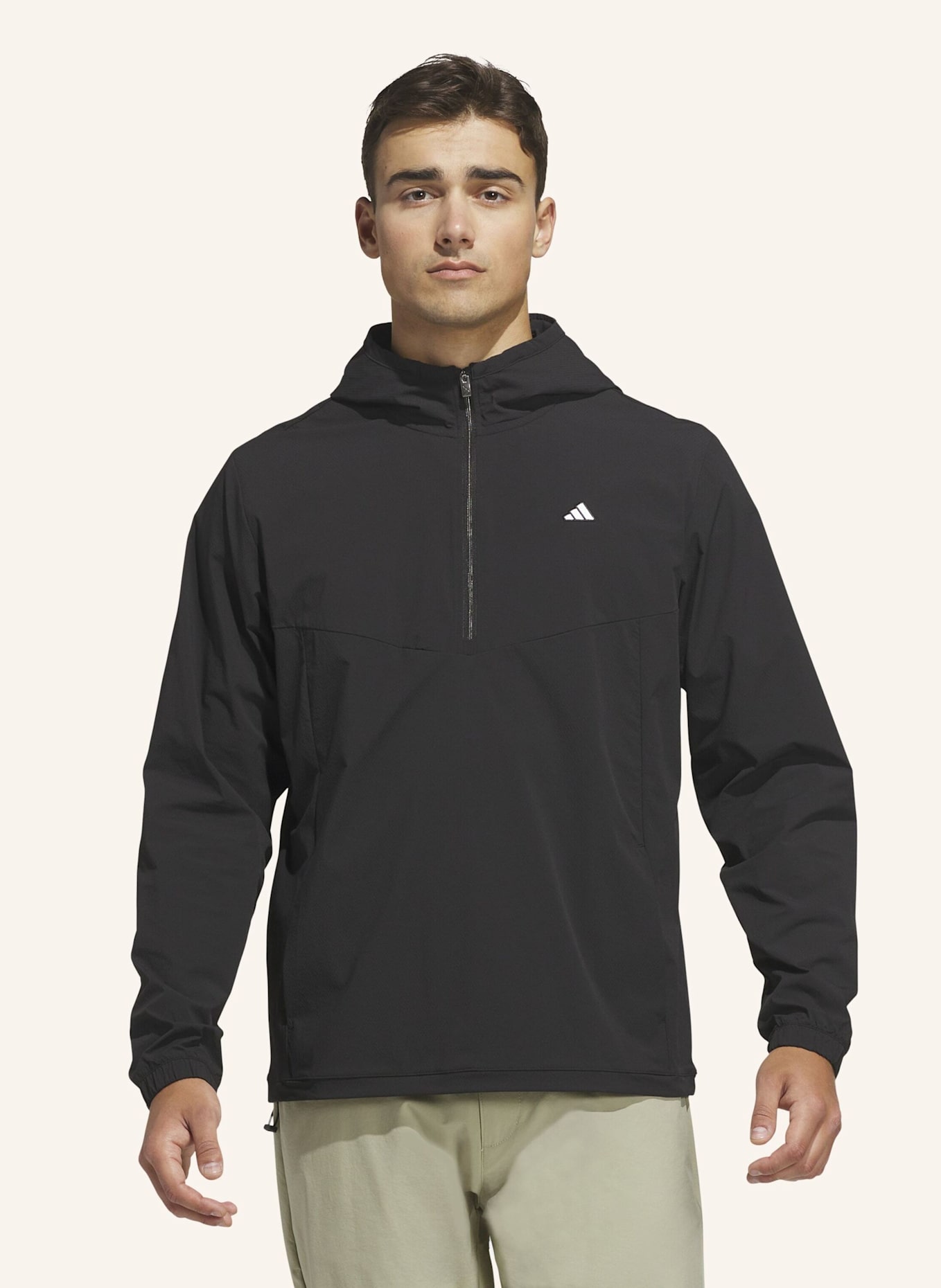 adidas ULTIMATE365+ CLIMA365 COURSE CONTROL ANORAK: SCHWARZ