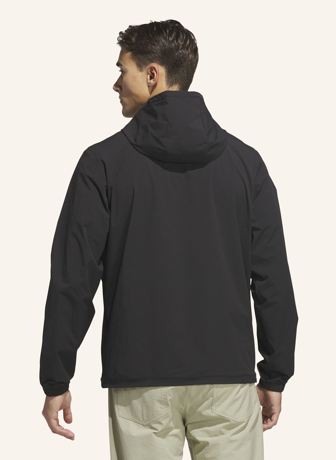 adidas ULTIMATE365+ CLIMA365 COURSE CONTROL ANORAK: SCHWARZ
