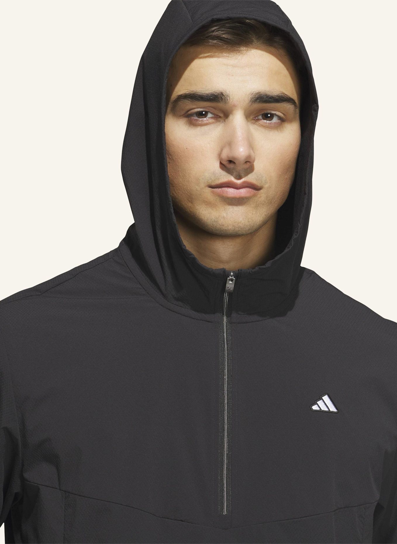 adidas ULTIMATE365+ CLIMA365 COURSE CONTROL ANORAK: SCHWARZ