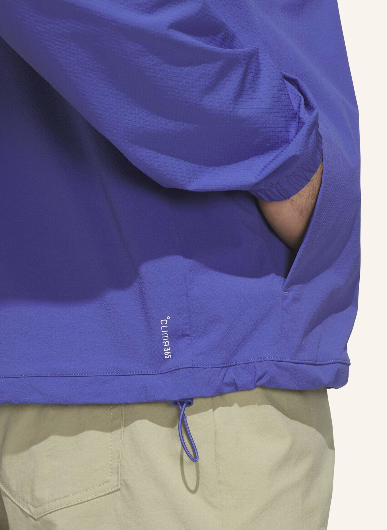 adidas ULTIMATE365+ CLIMA365 COURSE CONTROL ANORAK: DUNKELBLAU