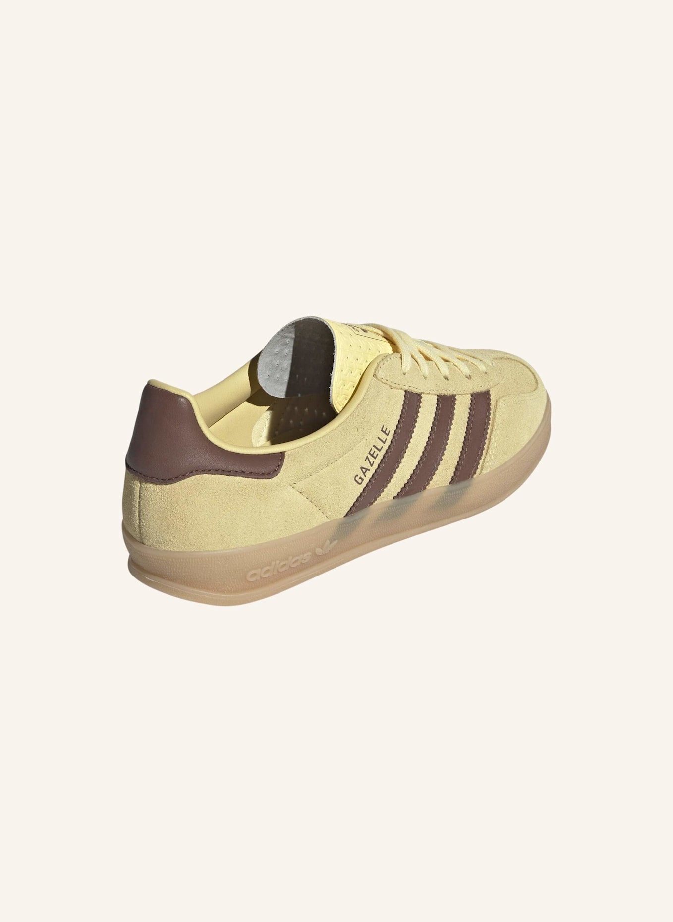 adidas Originals GAZELLE INDOOR SCHUH: GELB/ BRAUN/ BEIGE