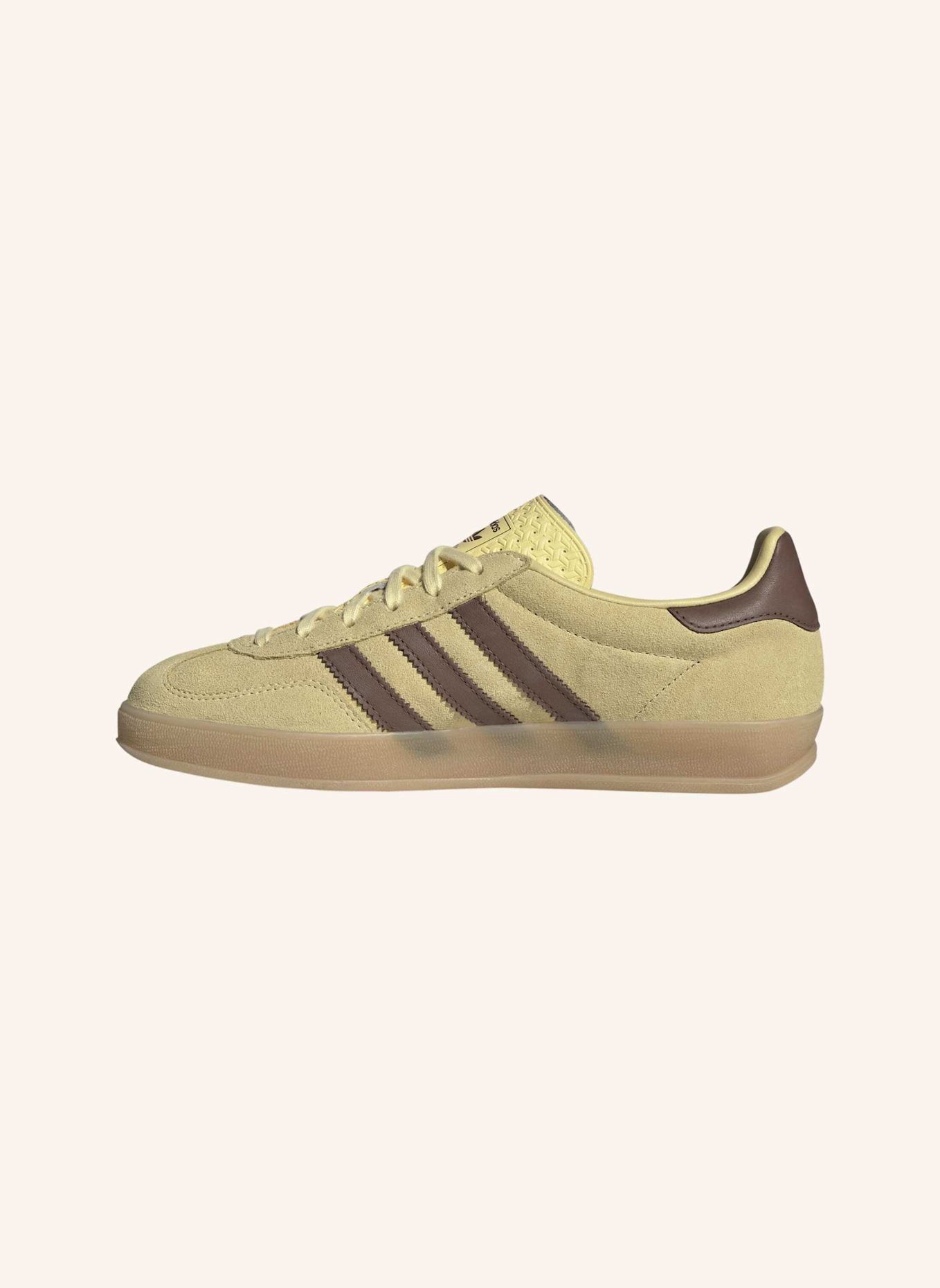 adidas Originals GAZELLE INDOOR SCHUH: GELB/ BRAUN/ BEIGE