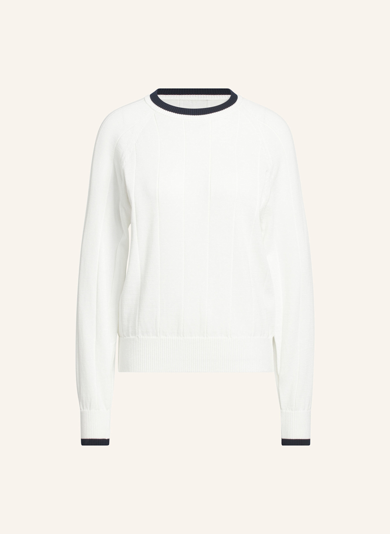 adidas ULTIMATE365+ STRICKPULLOVER MIT RUNDHALSAUSSCHNITT: WEISS