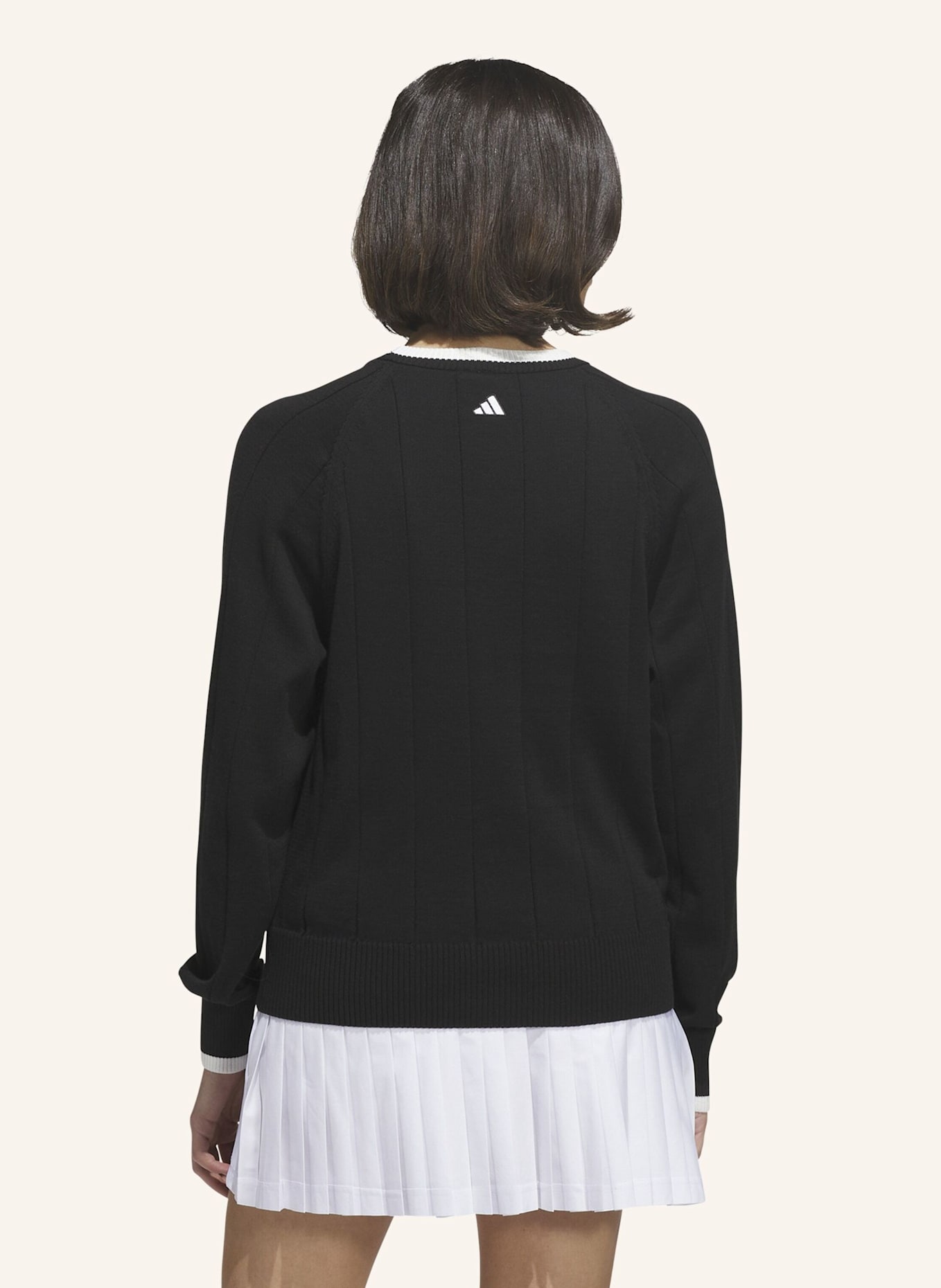 adidas ULTIMATE365+ STRICKPULLOVER MIT RUNDHALSAUSSCHNITT: SCHWARZ