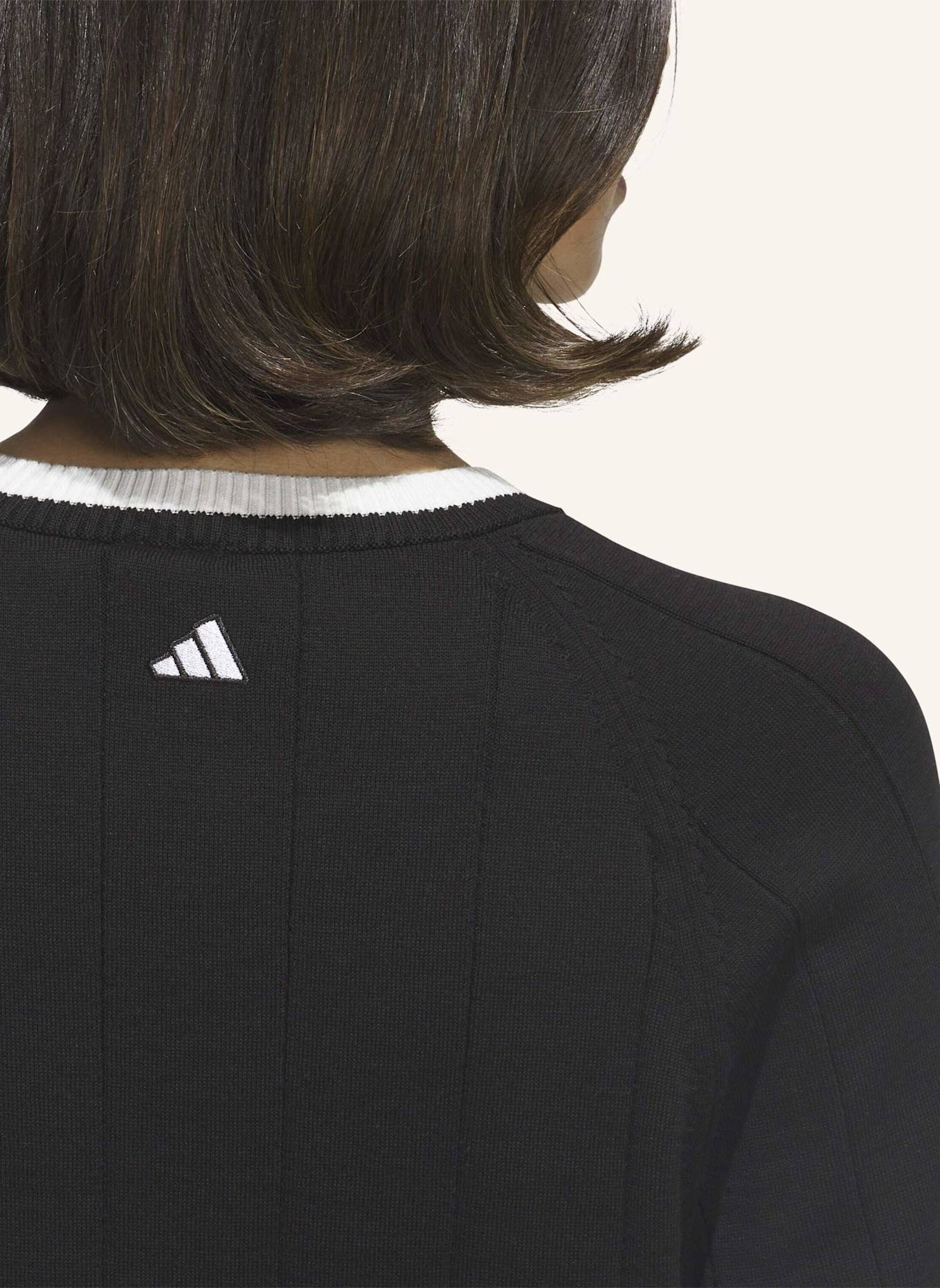 adidas ULTIMATE365+ STRICKPULLOVER MIT RUNDHALSAUSSCHNITT: SCHWARZ
