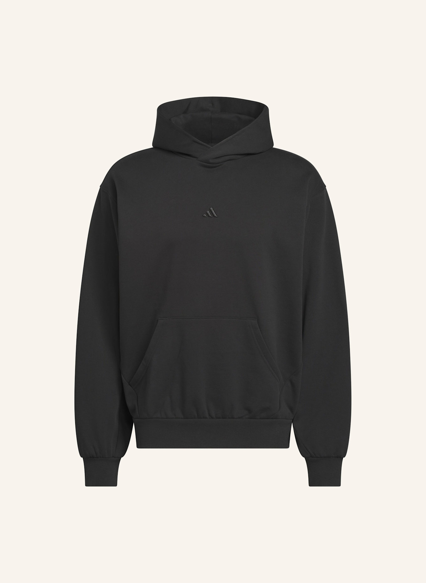 adidas ADIDAS BASKETBALL FLEECE HOODIE: SCHWARZ