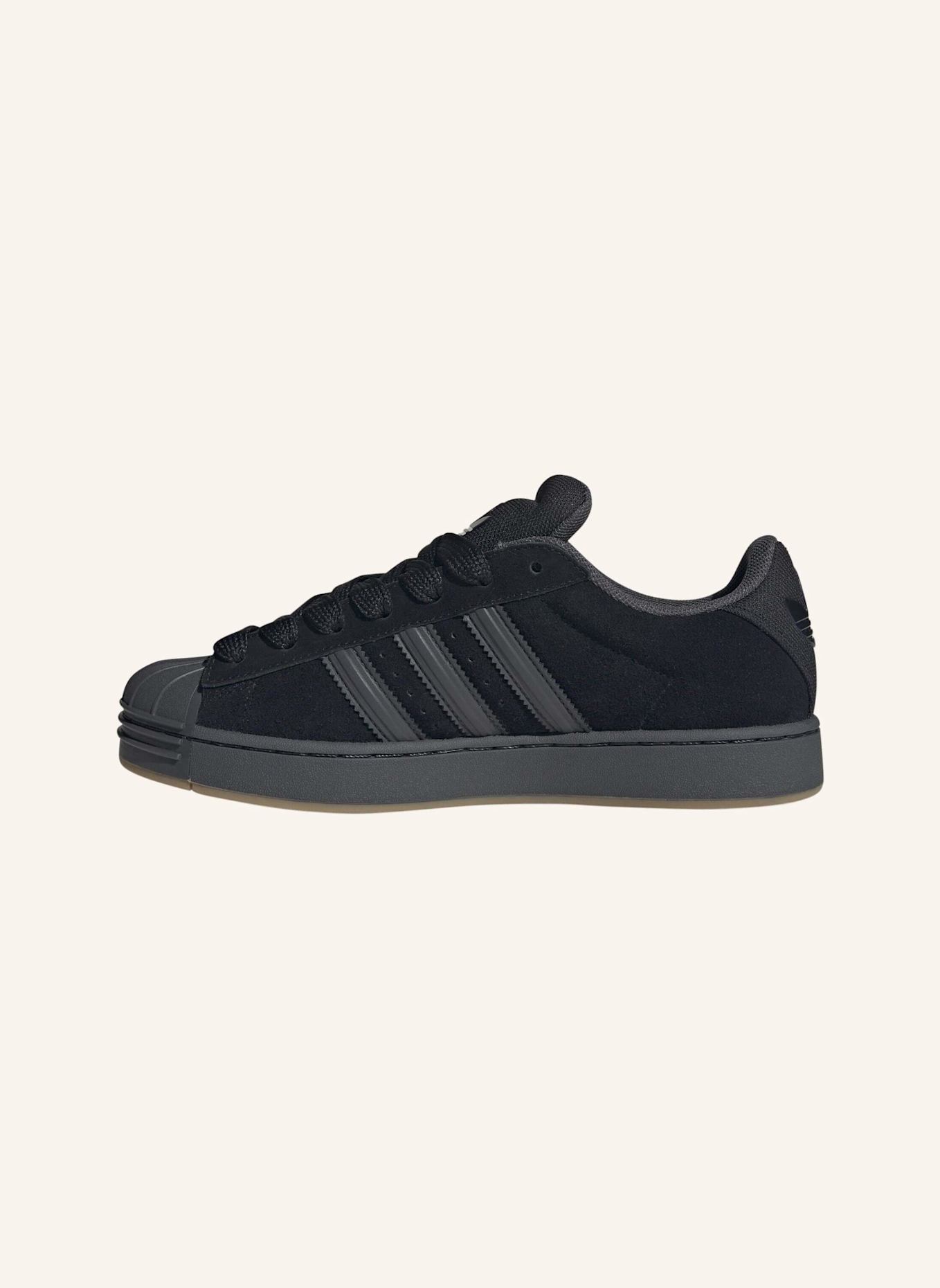 adidas Originals ADIDAS SUPERSTAR ST SCHUH: SCHWARZ/ GRAU/ BEIGE