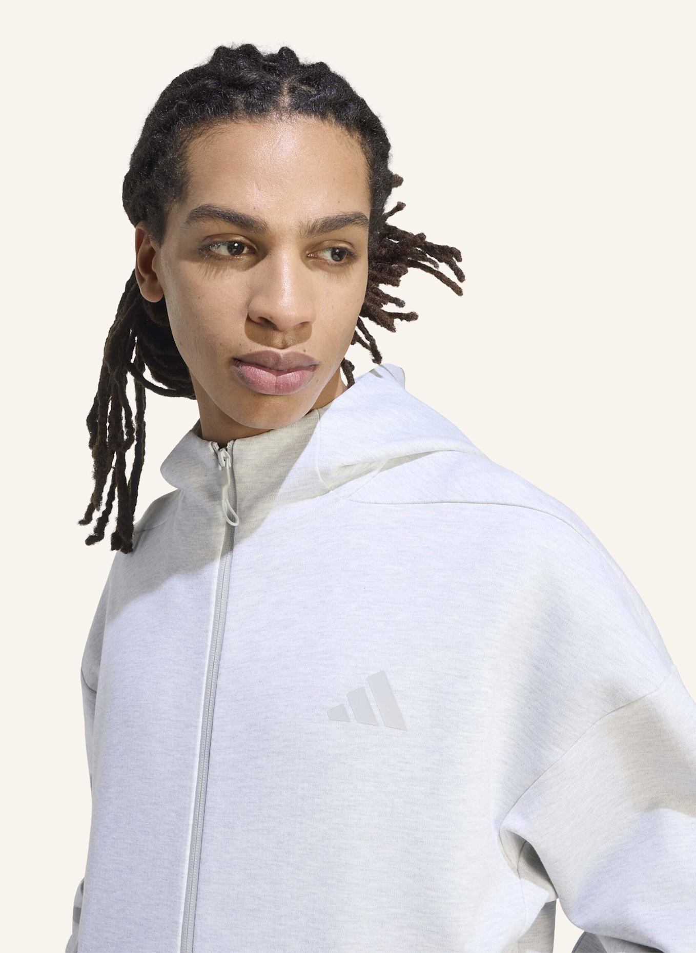 adidas ADIDAS Z.N.E. FULL ZIP TRAININGSJACKE: GRAU