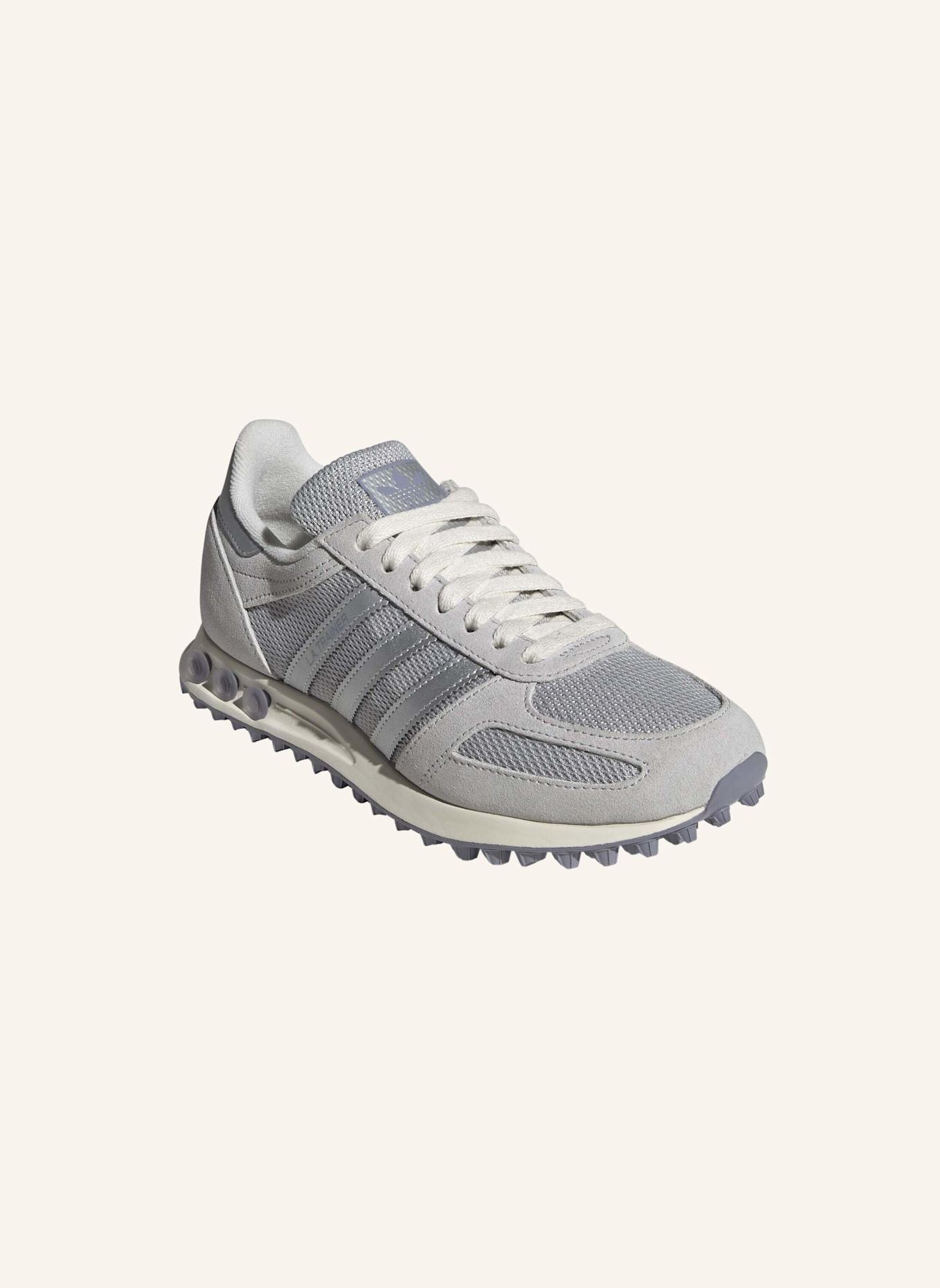 adidas Originals LA TRAINER OG SCHUH: GRAU/ SILBER