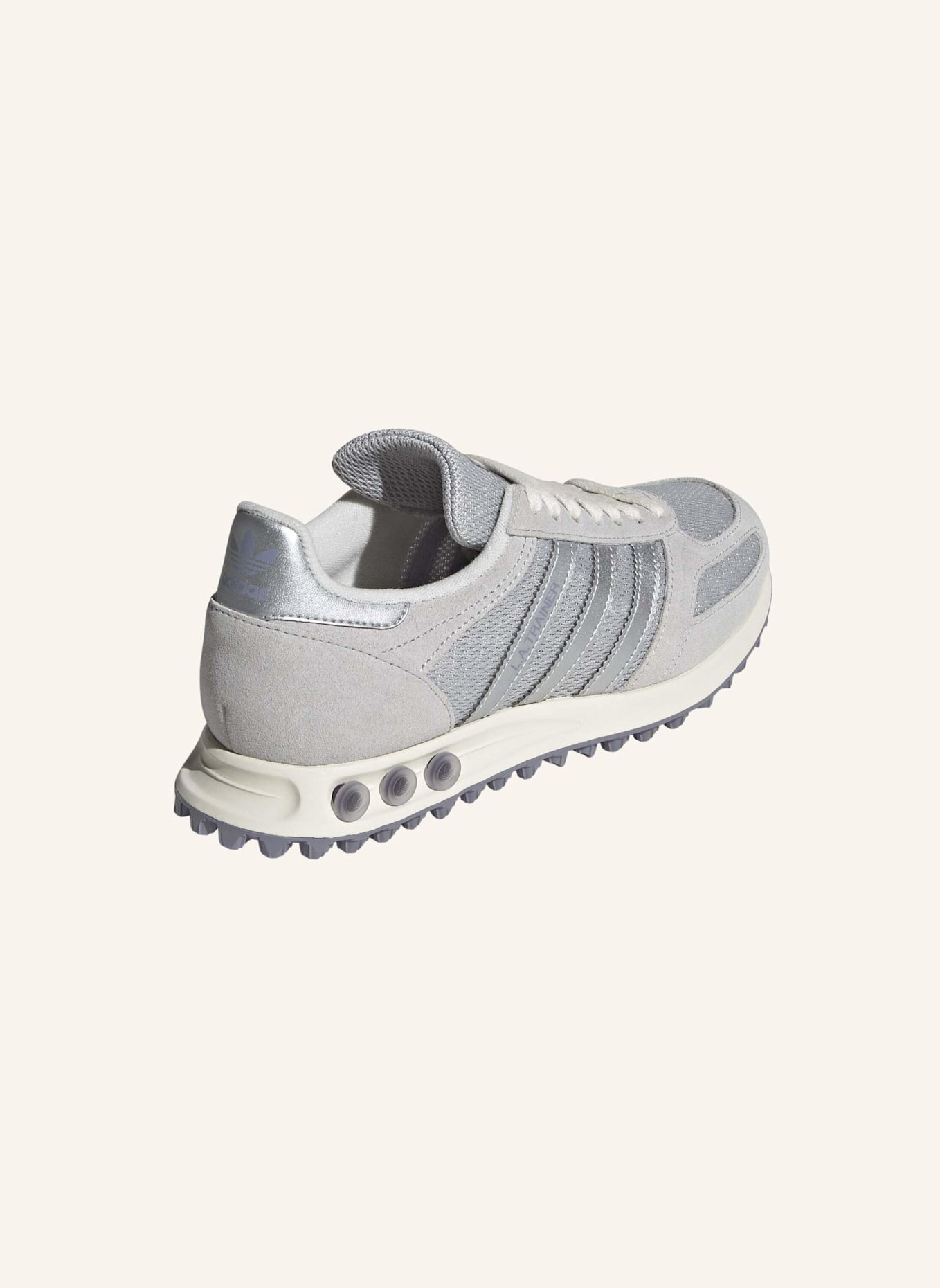 adidas Originals LA TRAINER OG SCHUH: GRAU/ SILBER