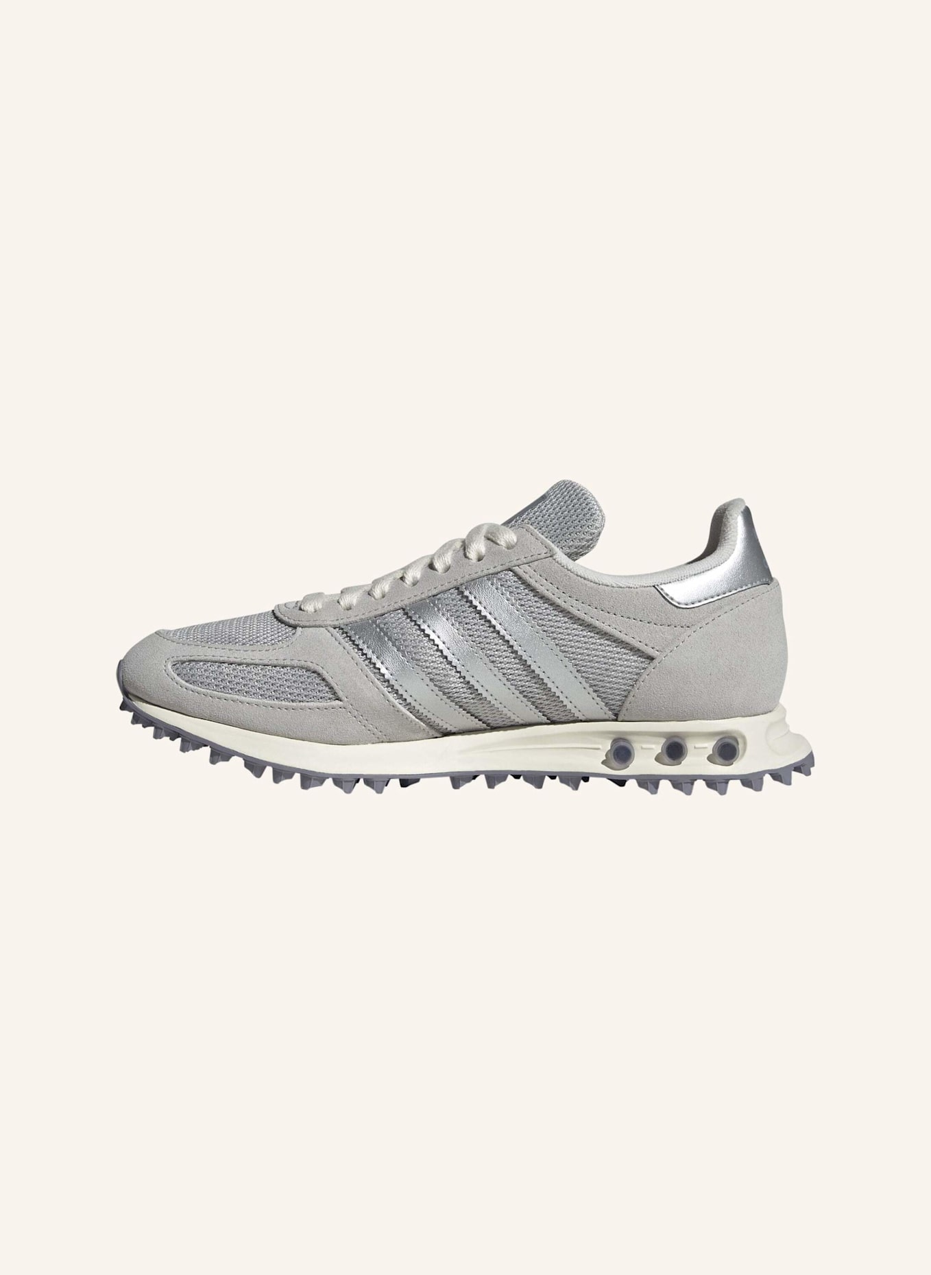 adidas Originals LA TRAINER OG SCHUH: GRAU/ SILBER
