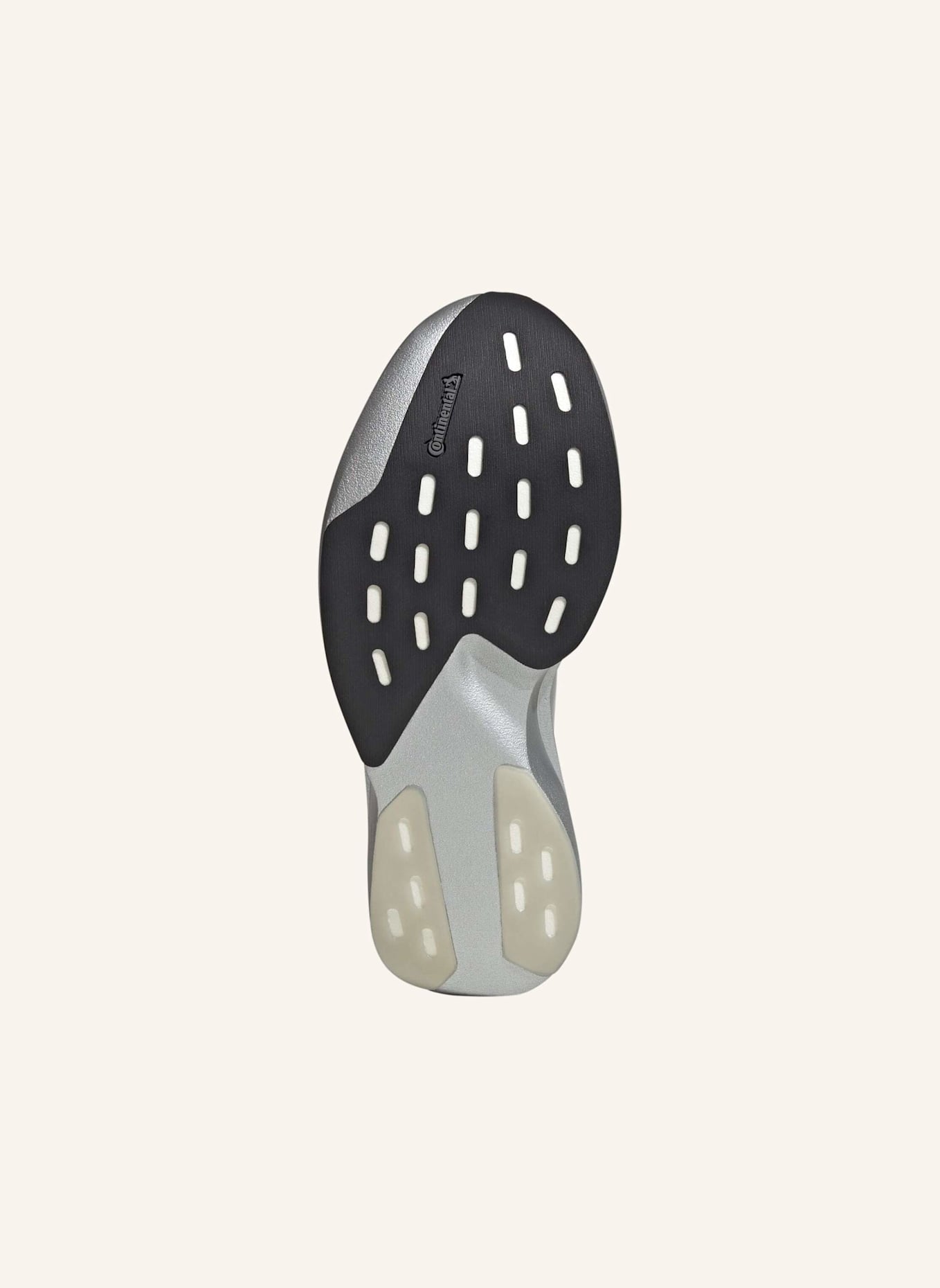adidas ADIZERO EVO SL ZIP SCHUH: SILBER/ SCHWARZ/ GRAU