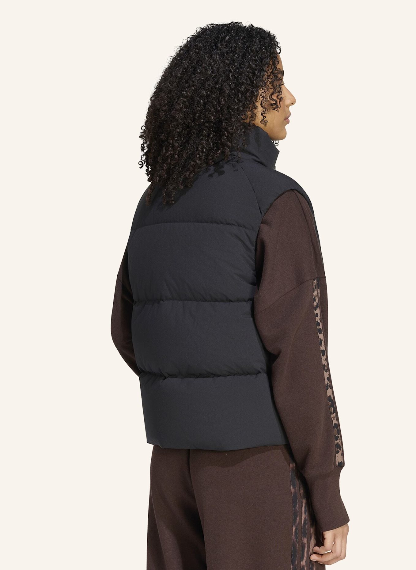 adidas HELIONIC PUFFER DAUNENWESTE: SCHWARZ