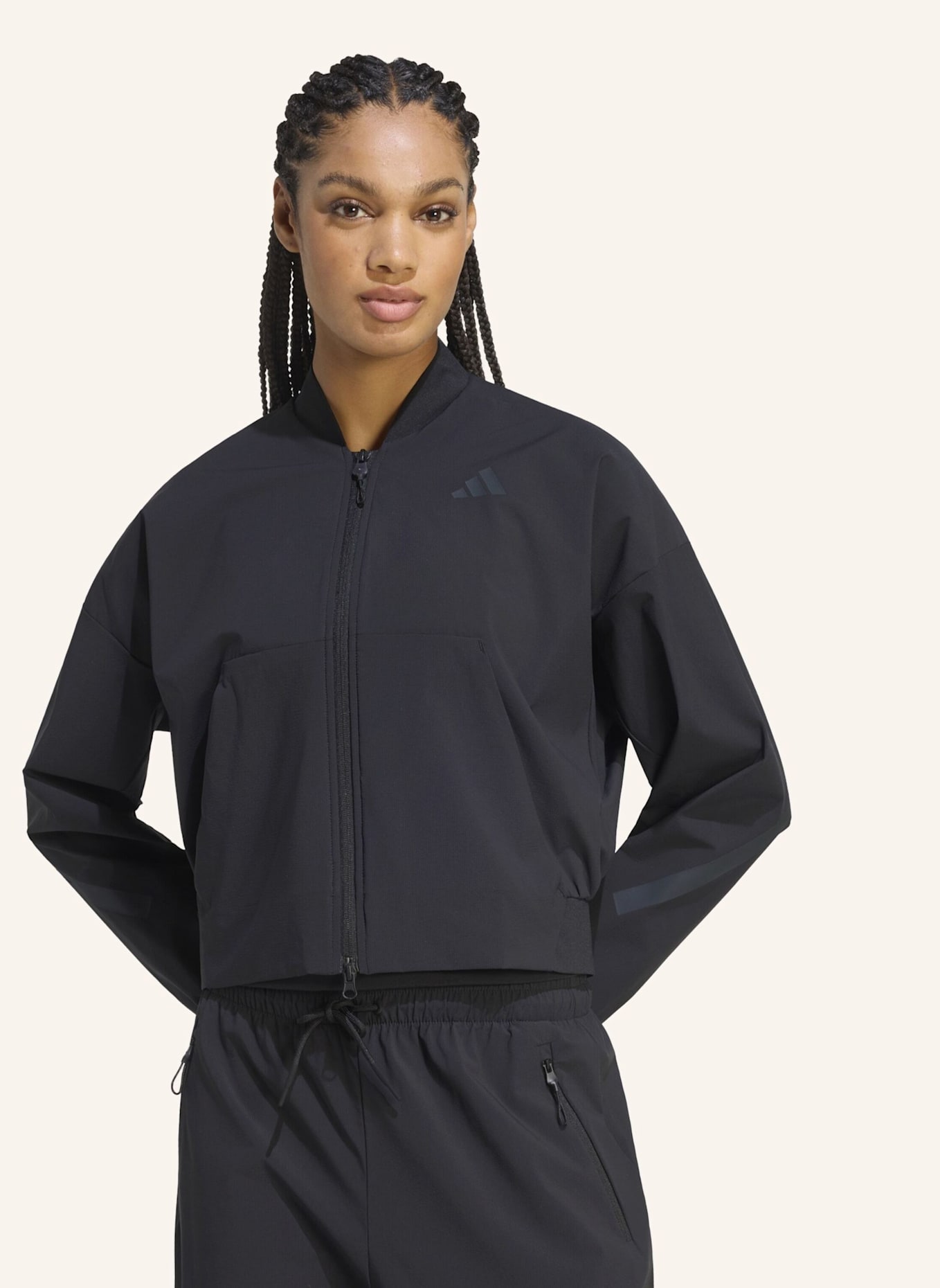 adidas ADIDAS Z.N.E. WOVEN BOMBERJACKE: SCHWARZ