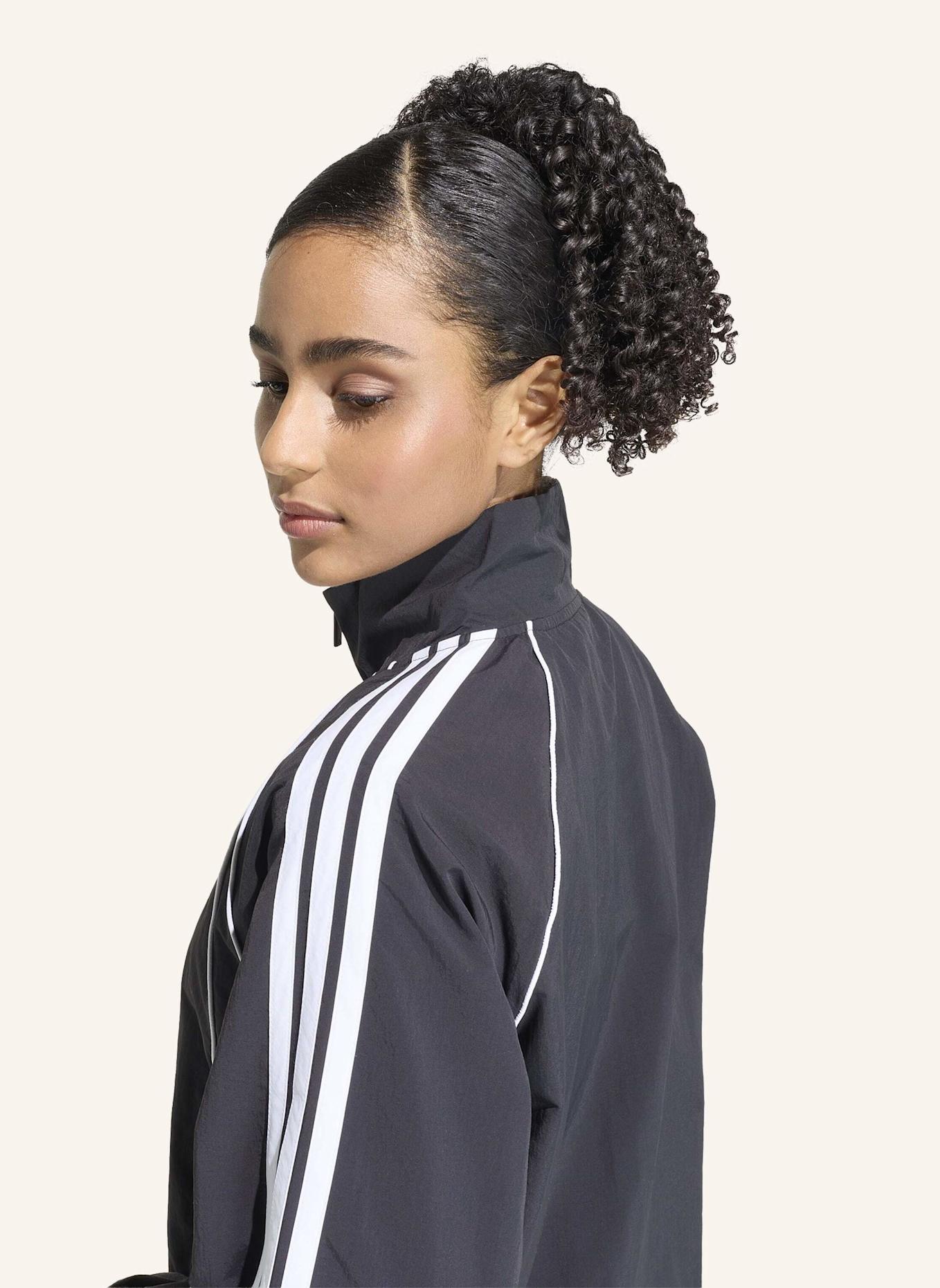 adidas ICONIC TRAININGSJACKE, GEWEBT, 3-STREIFEN: SCHWARZ/ WEISS
