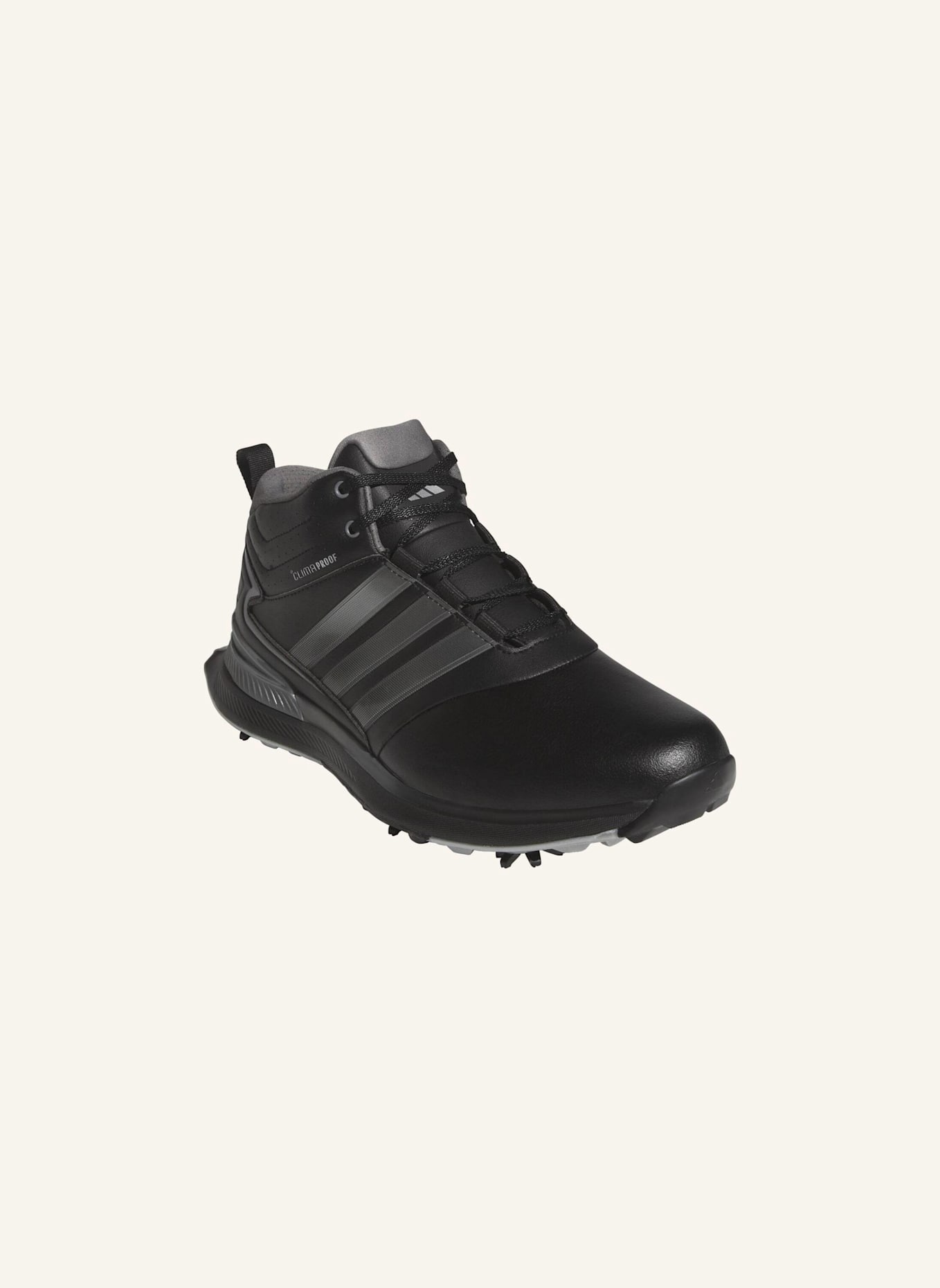 adidas R2C MID-CUT CLIMAPROOF GOLFSCHUH, WEITE PASSFORM: SCHWARZ/ GRAU/ SILBER