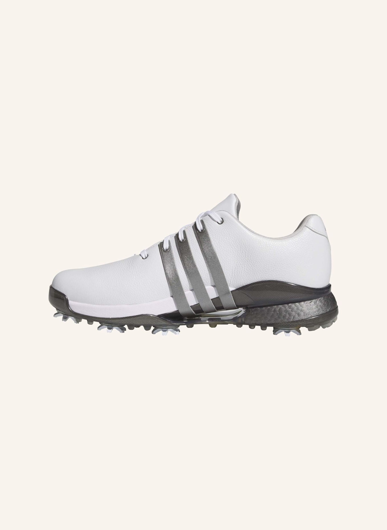 adidas TOUR360 GORE-TEX GOLFSCHUH: WEISS/ GRAU/ GELB