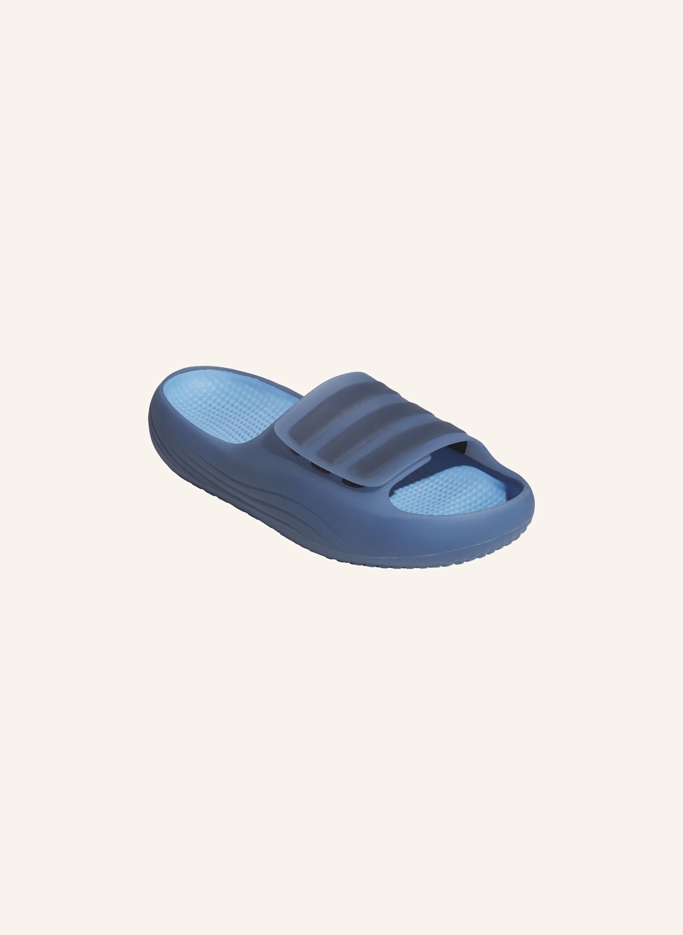 adidas Originals ADISLIDE SANDALEN: BLAU/ SCHWARZ