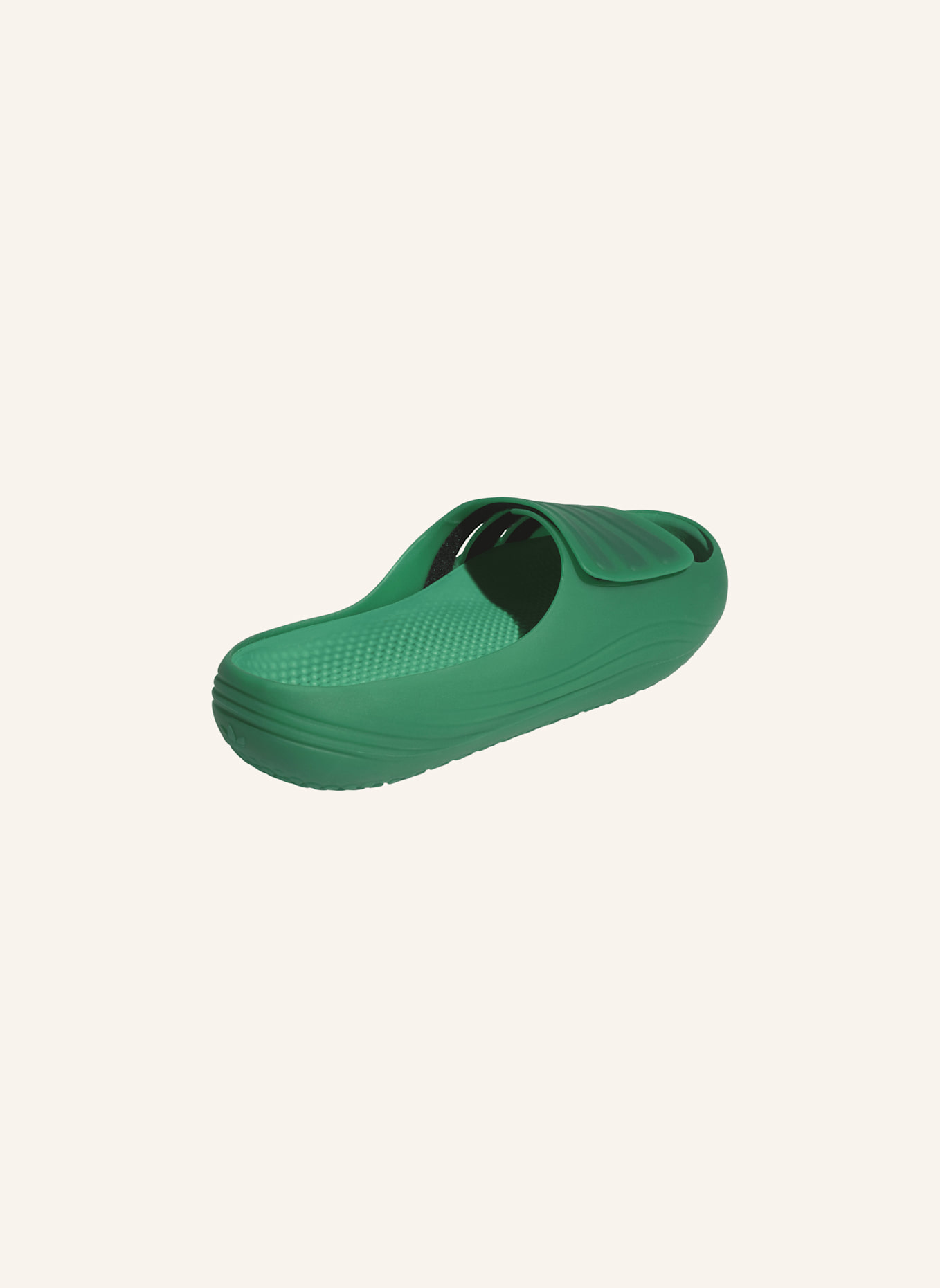 adidas Originals ADISLIDE SANDALEN: GRÜN/ SCHWARZ