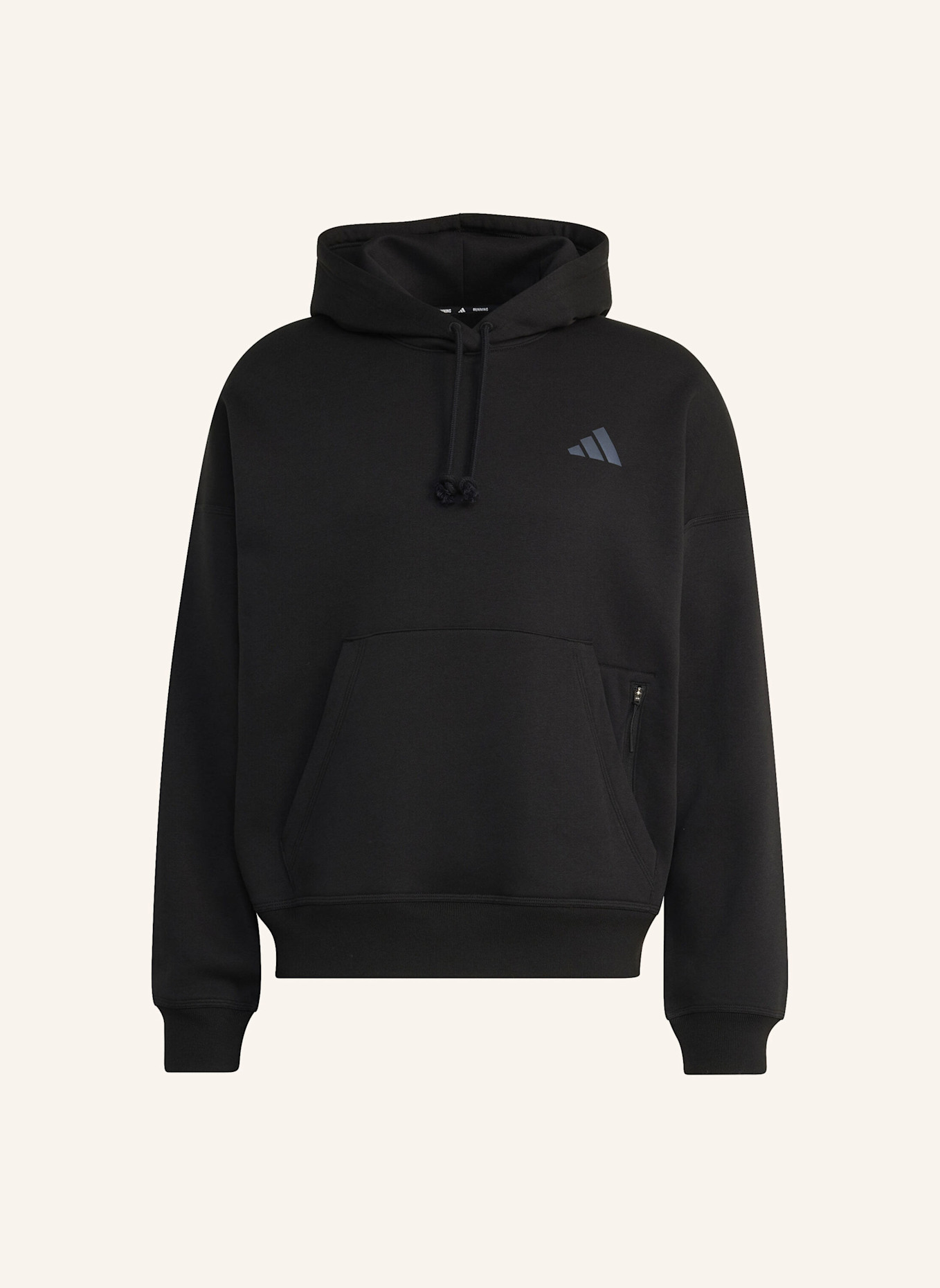 adidas ADI365 RUNNING COMMUNITY CULTURE HOODIE: SCHWARZ