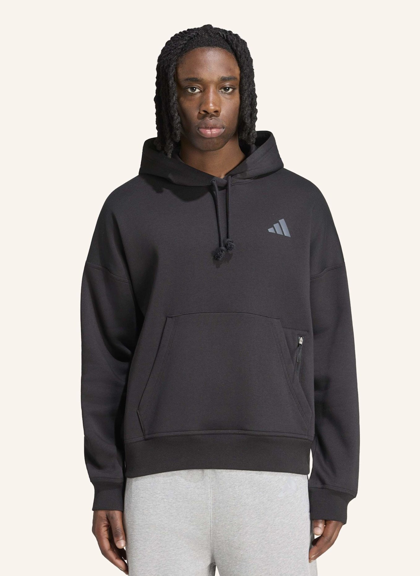 adidas ADI365 RUNNING COMMUNITY CULTURE HOODIE: SCHWARZ